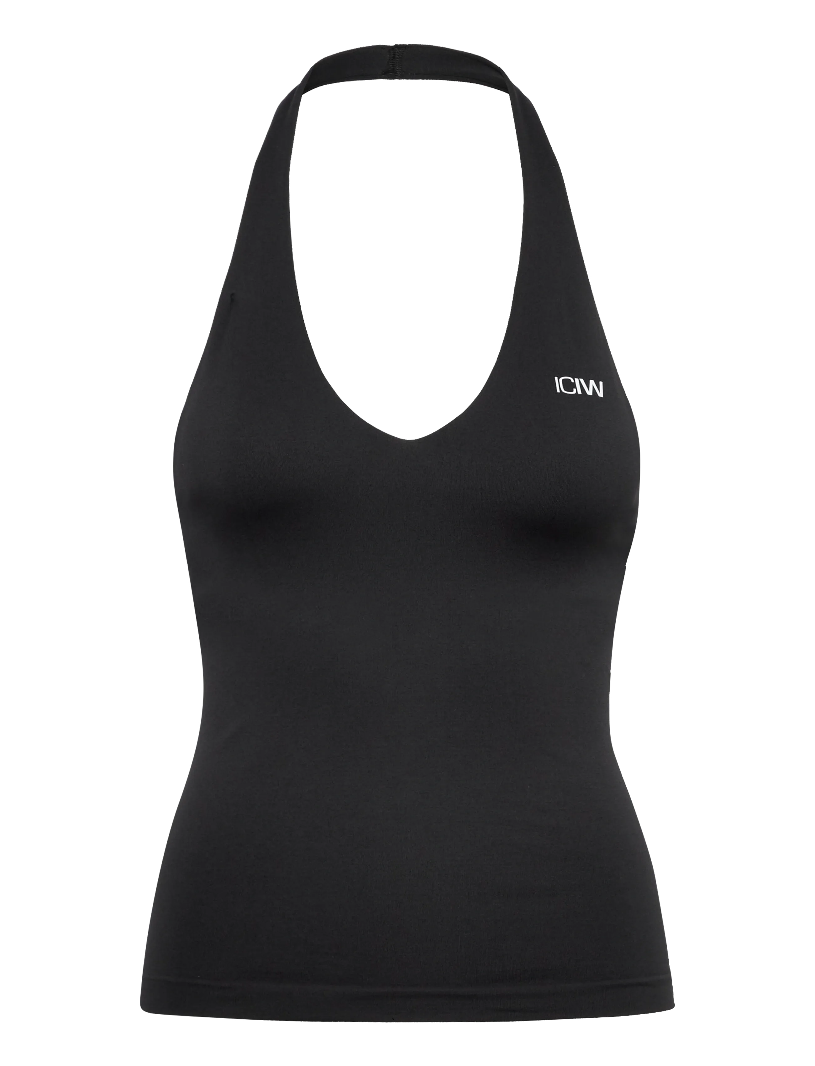 ICANIWILL Define Seamless Halter Neck Tank W - Visa allt - BLACK / black