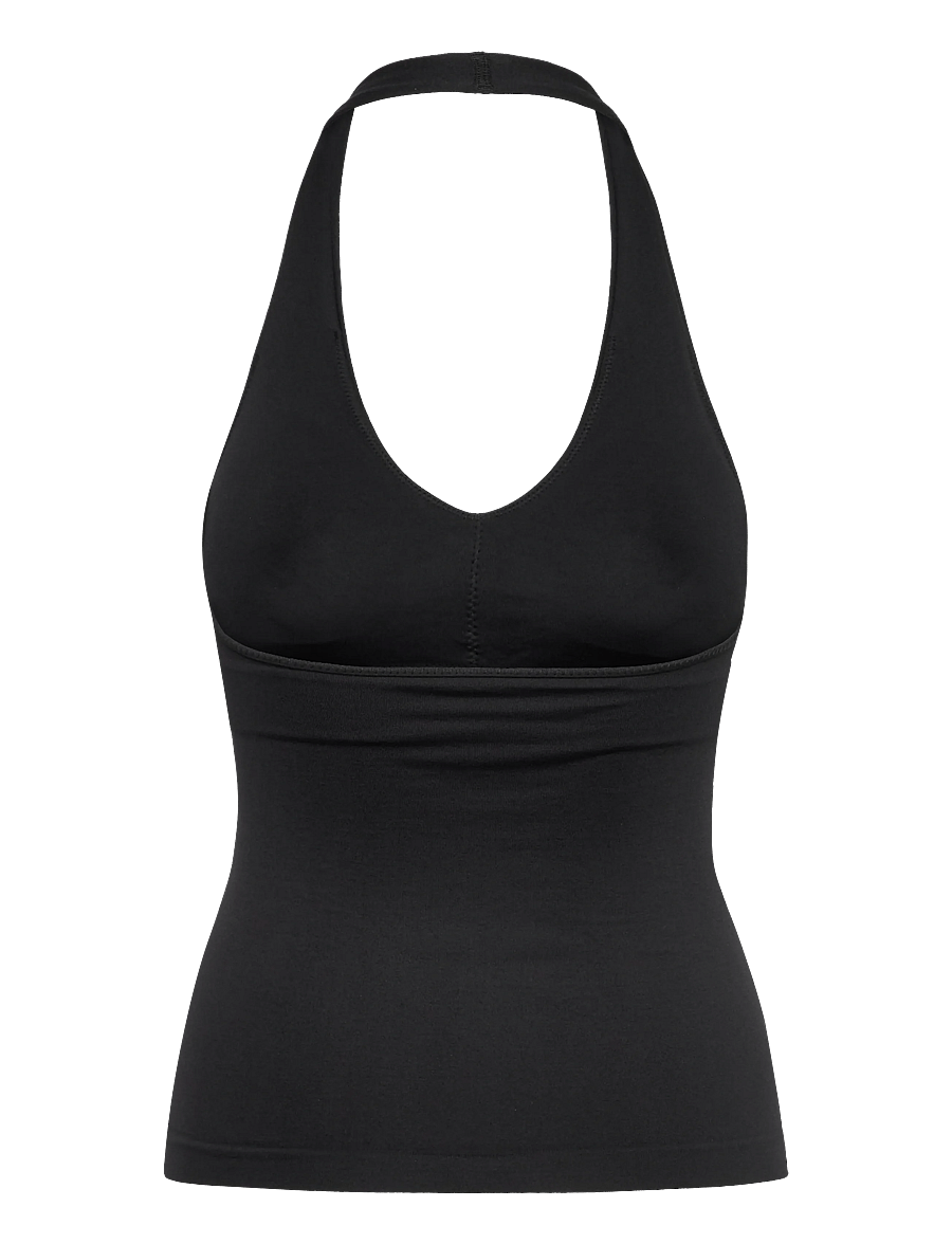 ICANIWILL - Define Seamless Halter Neck Tank W - tank tops - black - 2