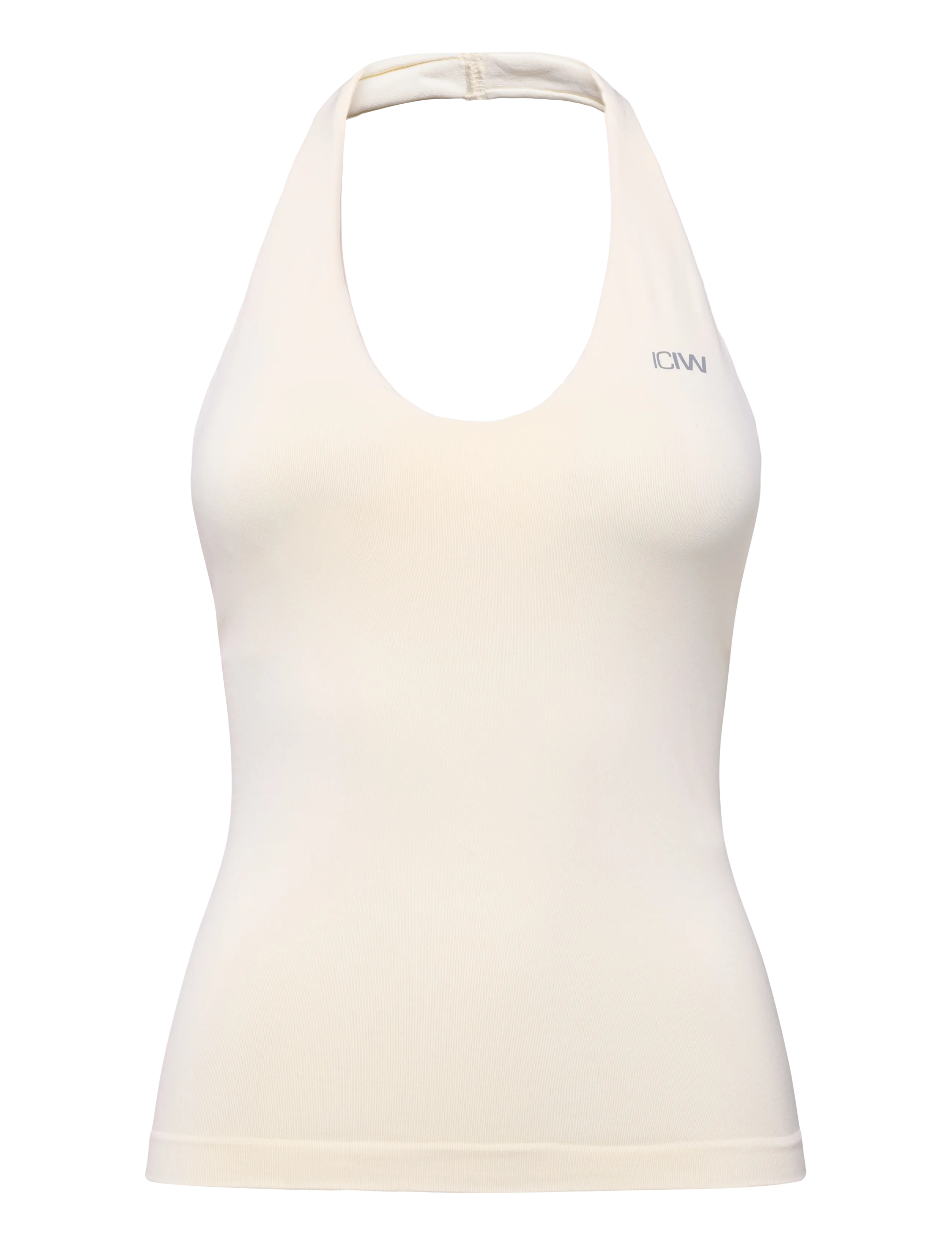 ICANIWILL Define Seamless Halter Neck Tank W - Kläder - PALE LEMON / yellow