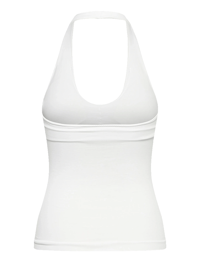 ICANIWILL - Define Seamless Halter Neck Tank W - berankoviai marškinėliai - white snow - 1