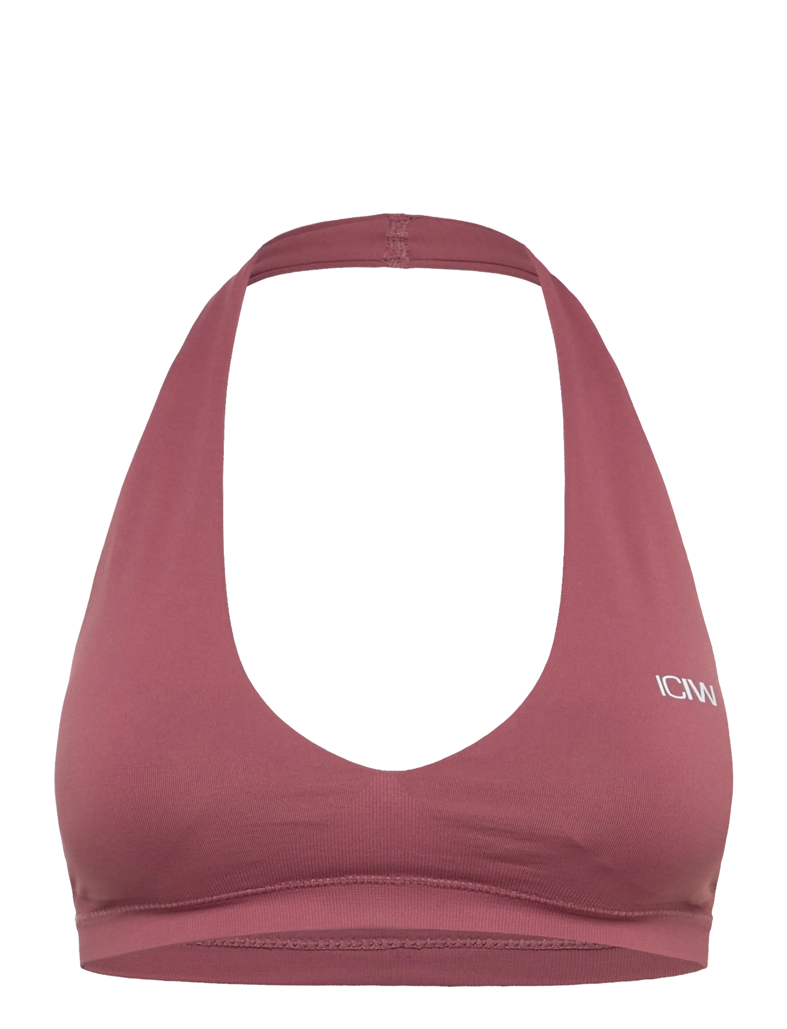 ICANIWILL Define Seamless Halter Sports Bra W - Padel - CALM RED / pink/rose