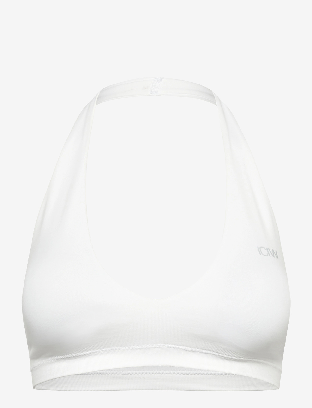 ICANIWILL - Define Seamless Halter Sports Bra W - spordirinnahoidjad - white snow - 1