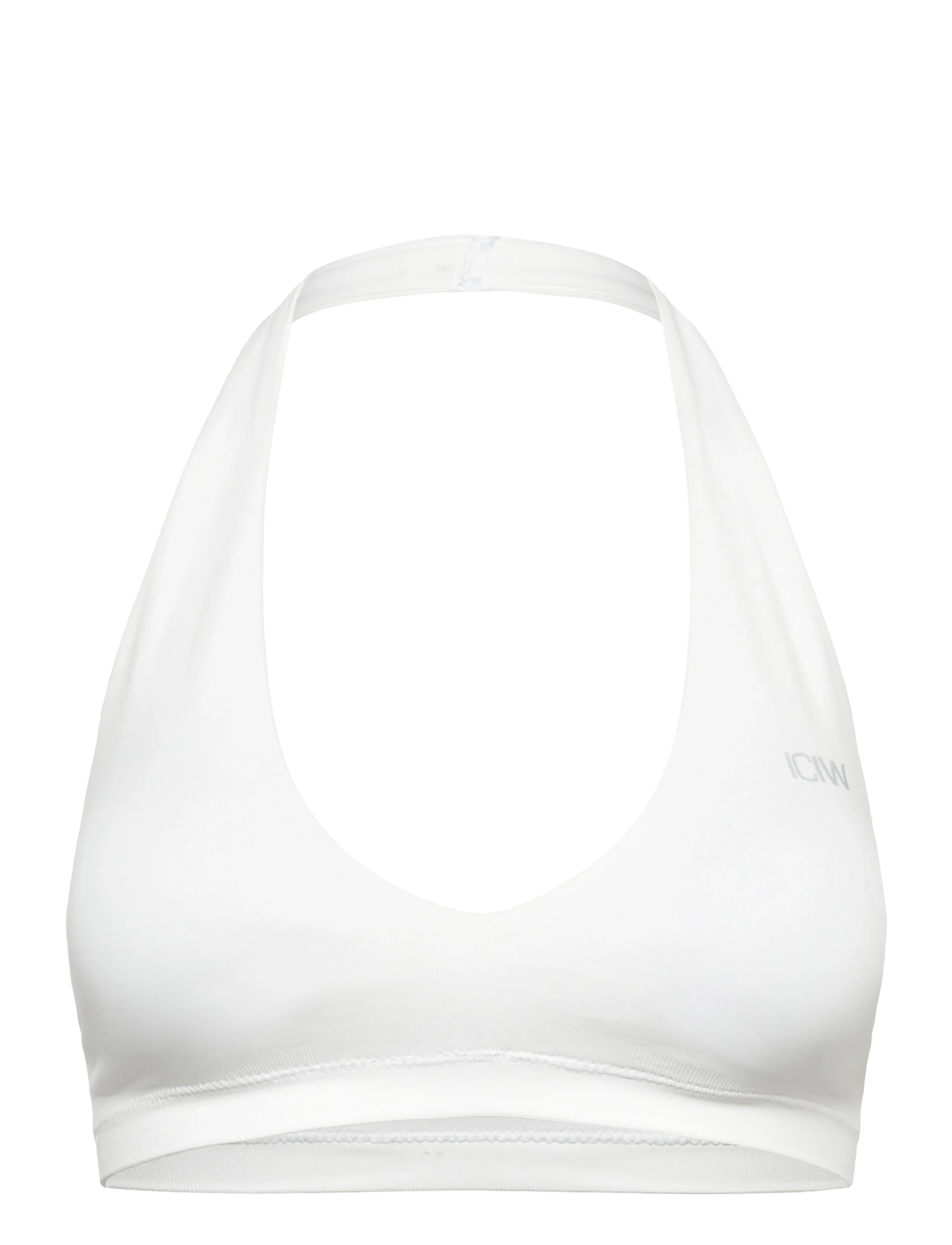 ICANIWILL Define Seamless Halter Sports Bra W - Padel - WHITE SNOW / white