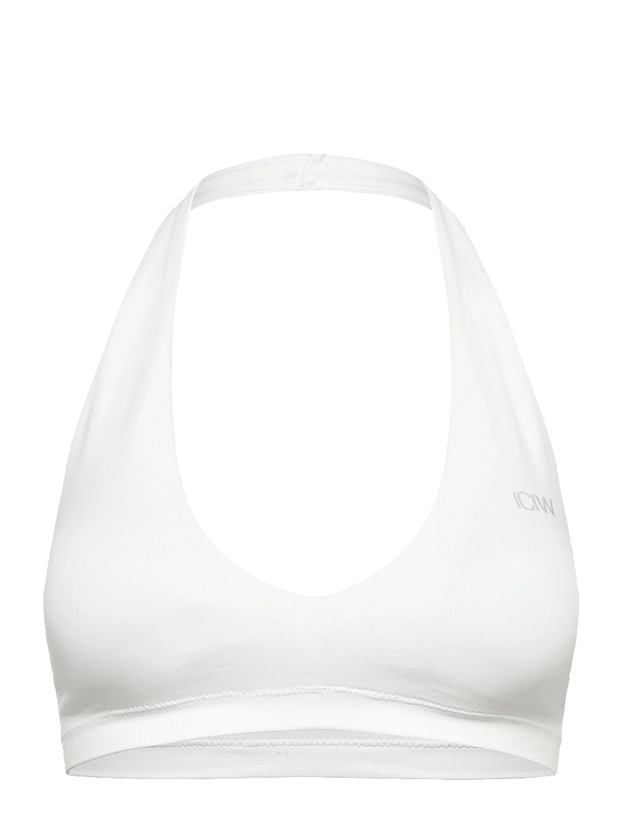 ICANIWILL - Define Seamless Halter Sports Bra W - sport bh:ar - white snow - 1