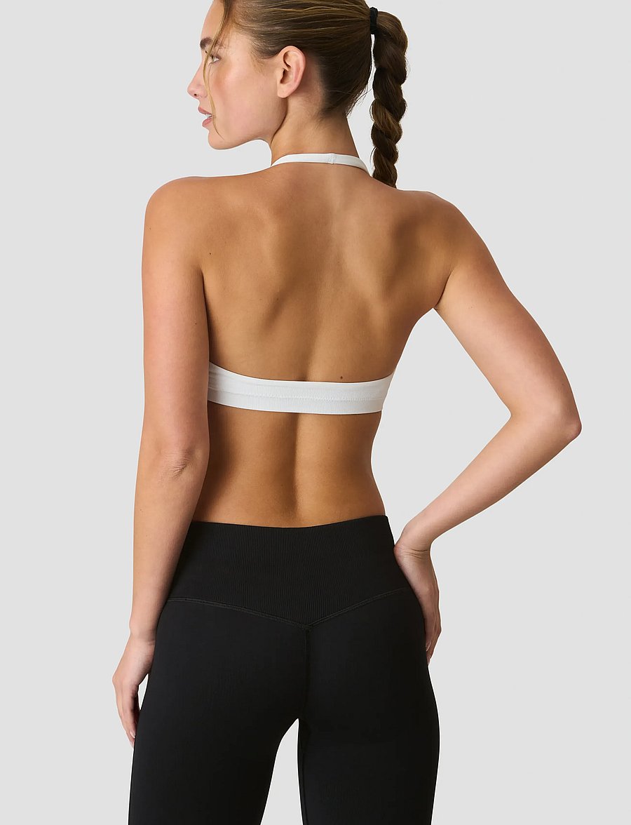 ICANIWILL - Define Seamless Halter Sports Bra W - sport bh:ar - white snow - 3