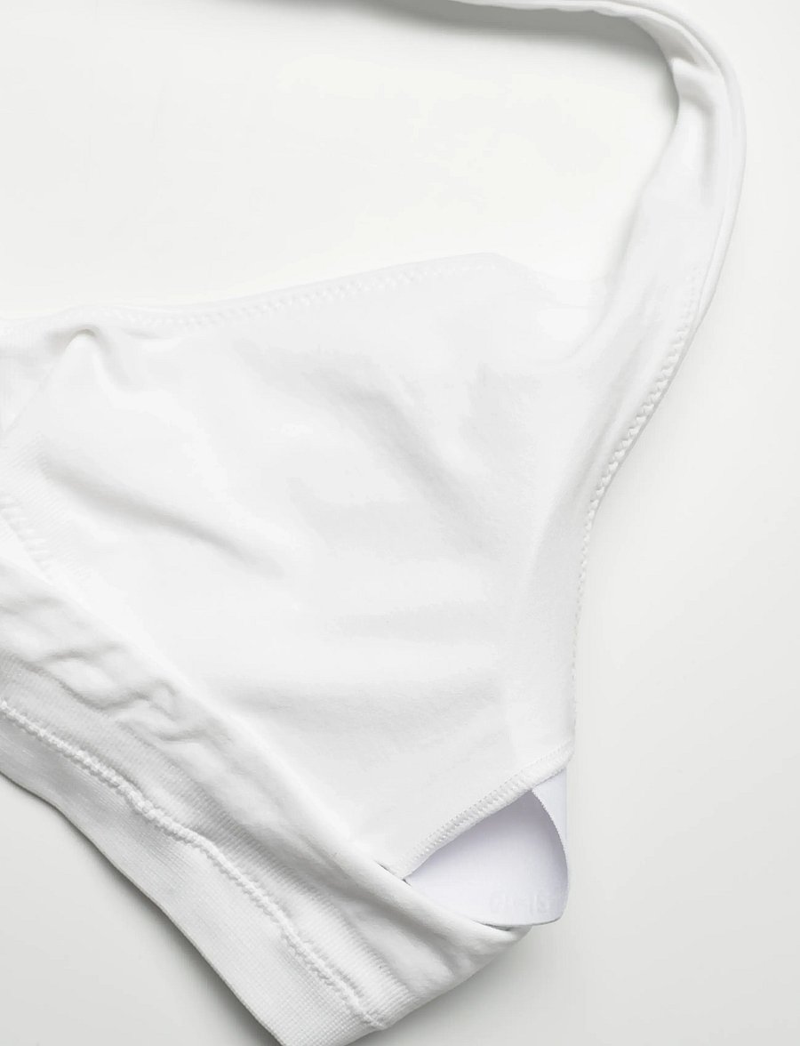 ICANIWILL - Define Seamless Halter Sports Bra W - sport bh:ar - white snow - 5