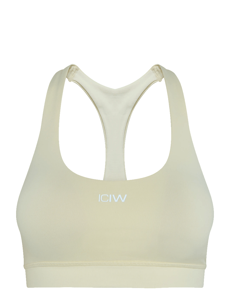 ICANIWILL - Define Seamless Racer Back Sports Bra W - sports-bh'er - pale lemon - 1