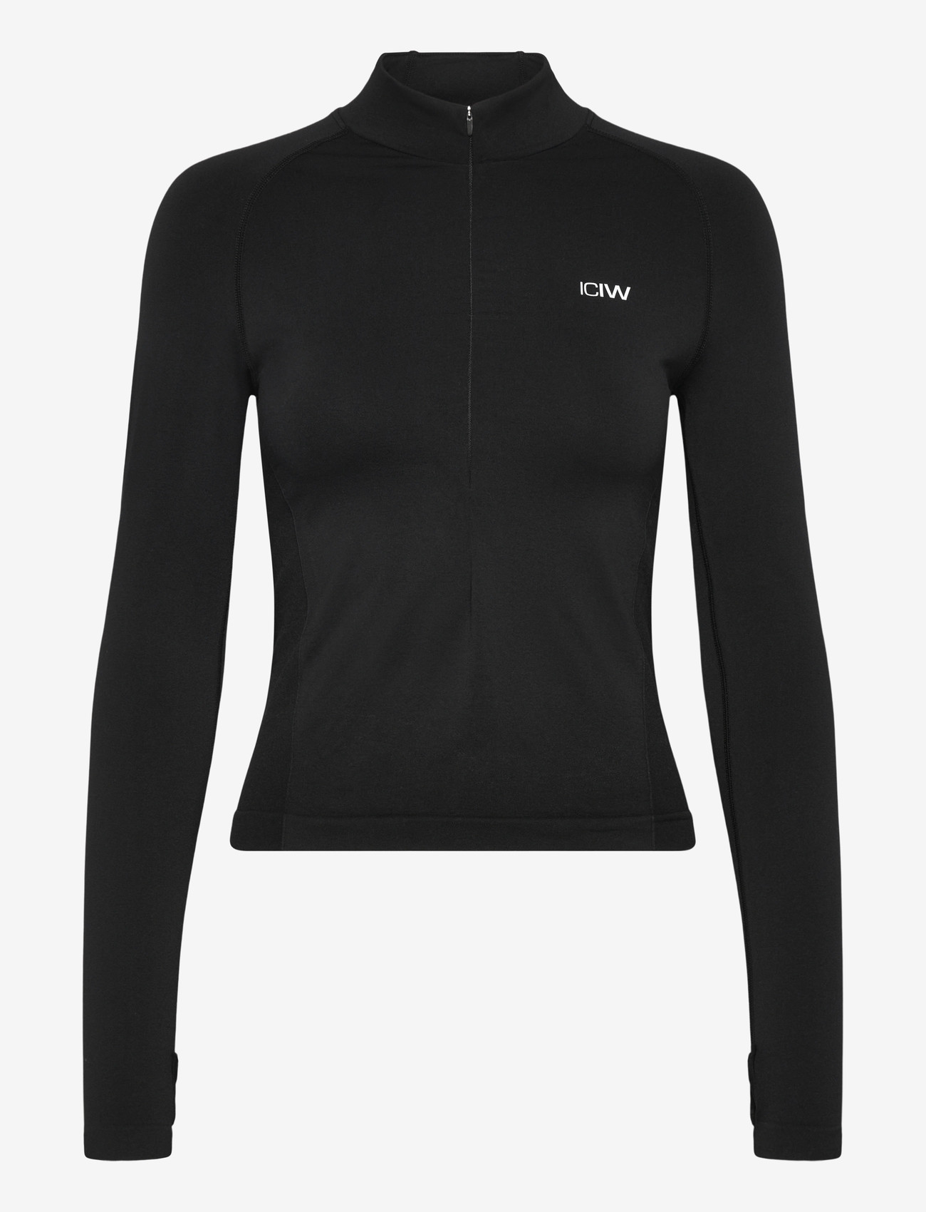 ICANIWILL - Define Seamless Invisible 1/2 Zip LS W - overdele - black - 1