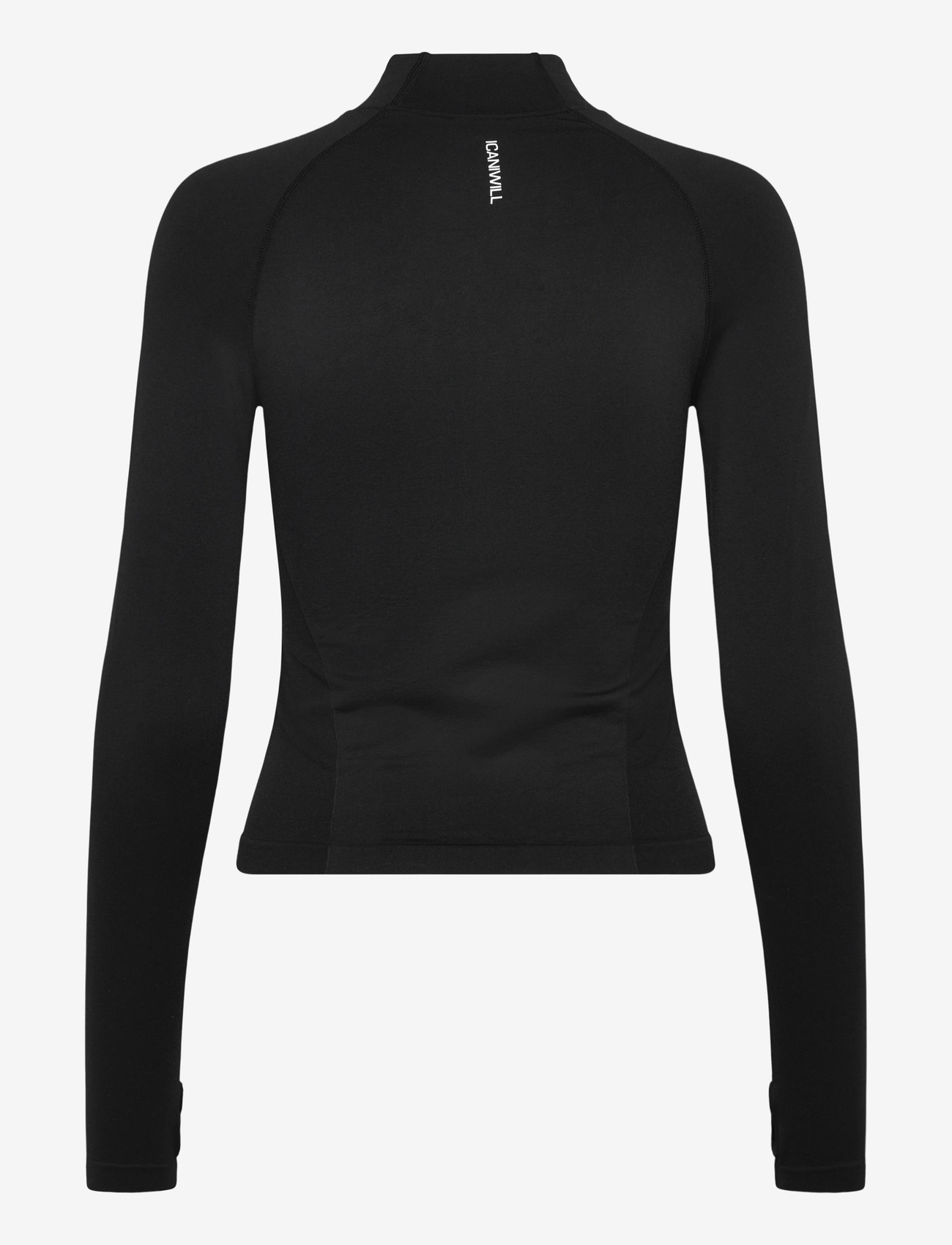 ICANIWILL - Define Seamless Invisible 1/2 Zip LS W - overdele - black - 2