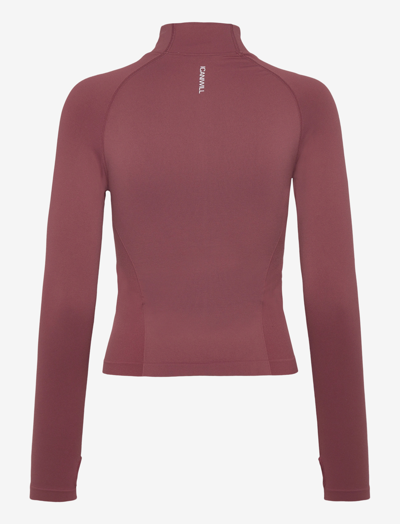 ICANIWILL - Define Seamless Invisible 1/2 Zip LS W - pikkade varrukatega alussärgid - calm red - 1