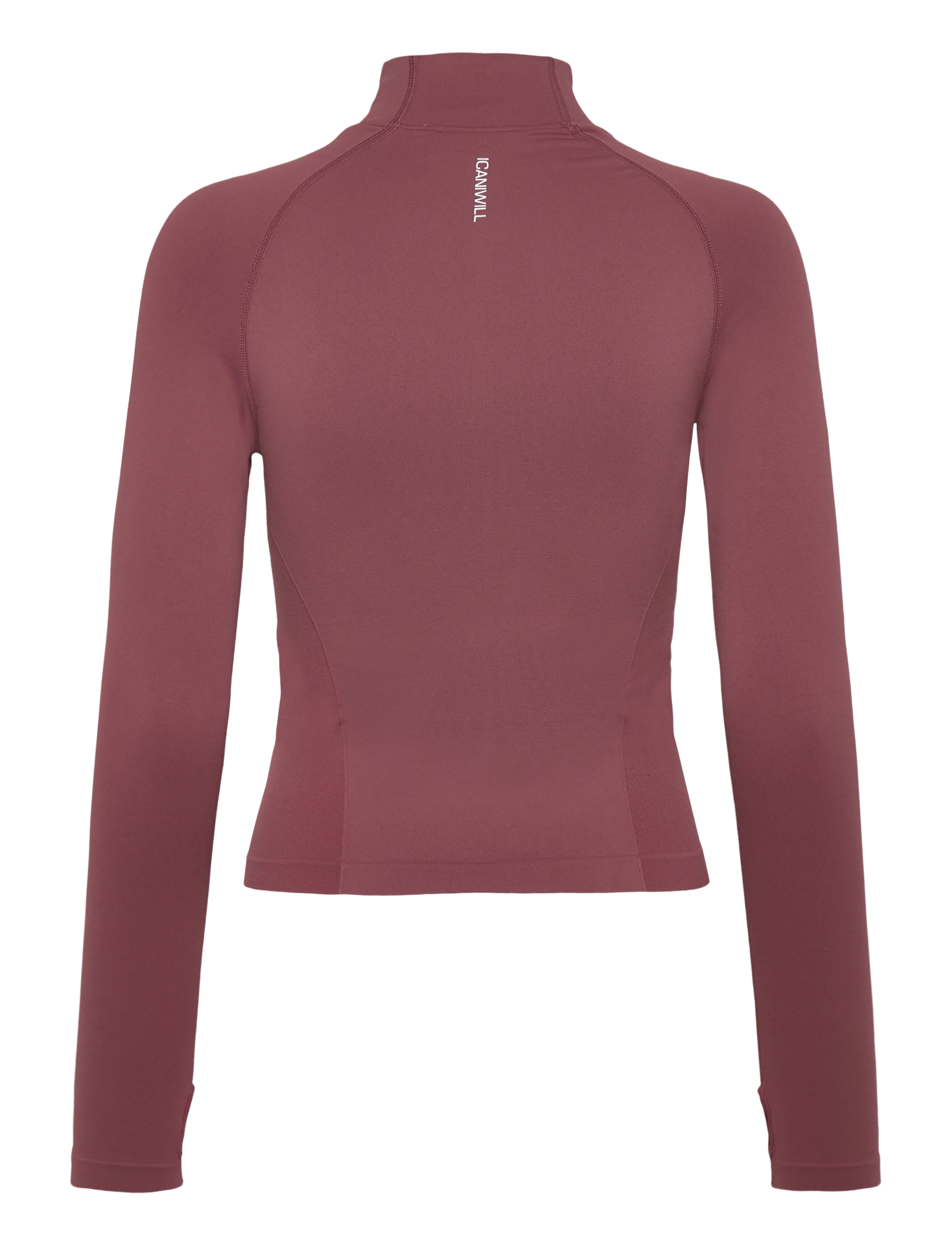 ICANIWILL - Define Seamless Invisible 1/2 Zip LS W - oberteile - calm red - 2