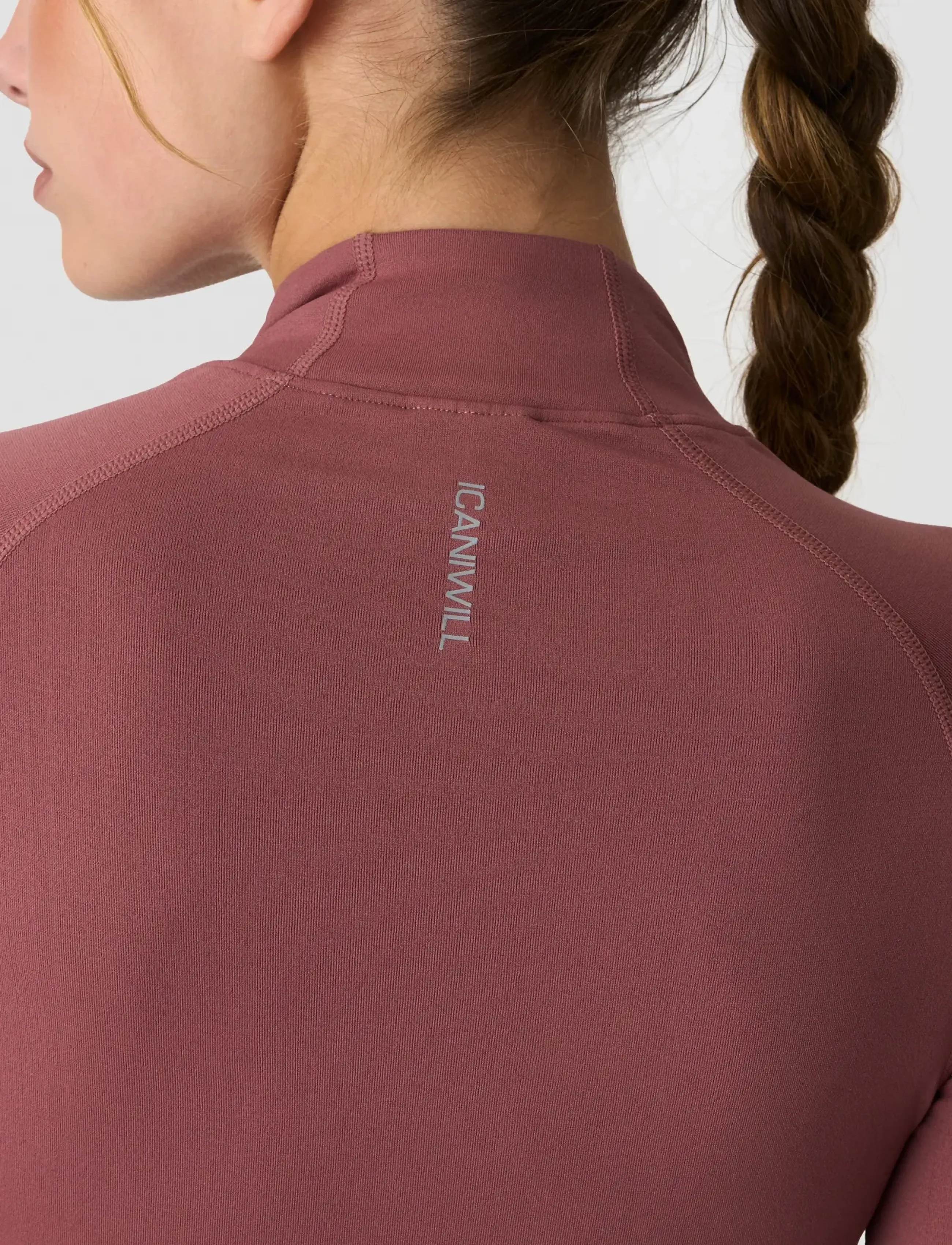 ICANIWILL - Define Seamless Invisible 1/2 Zip LS W - oberteile - calm red - 5