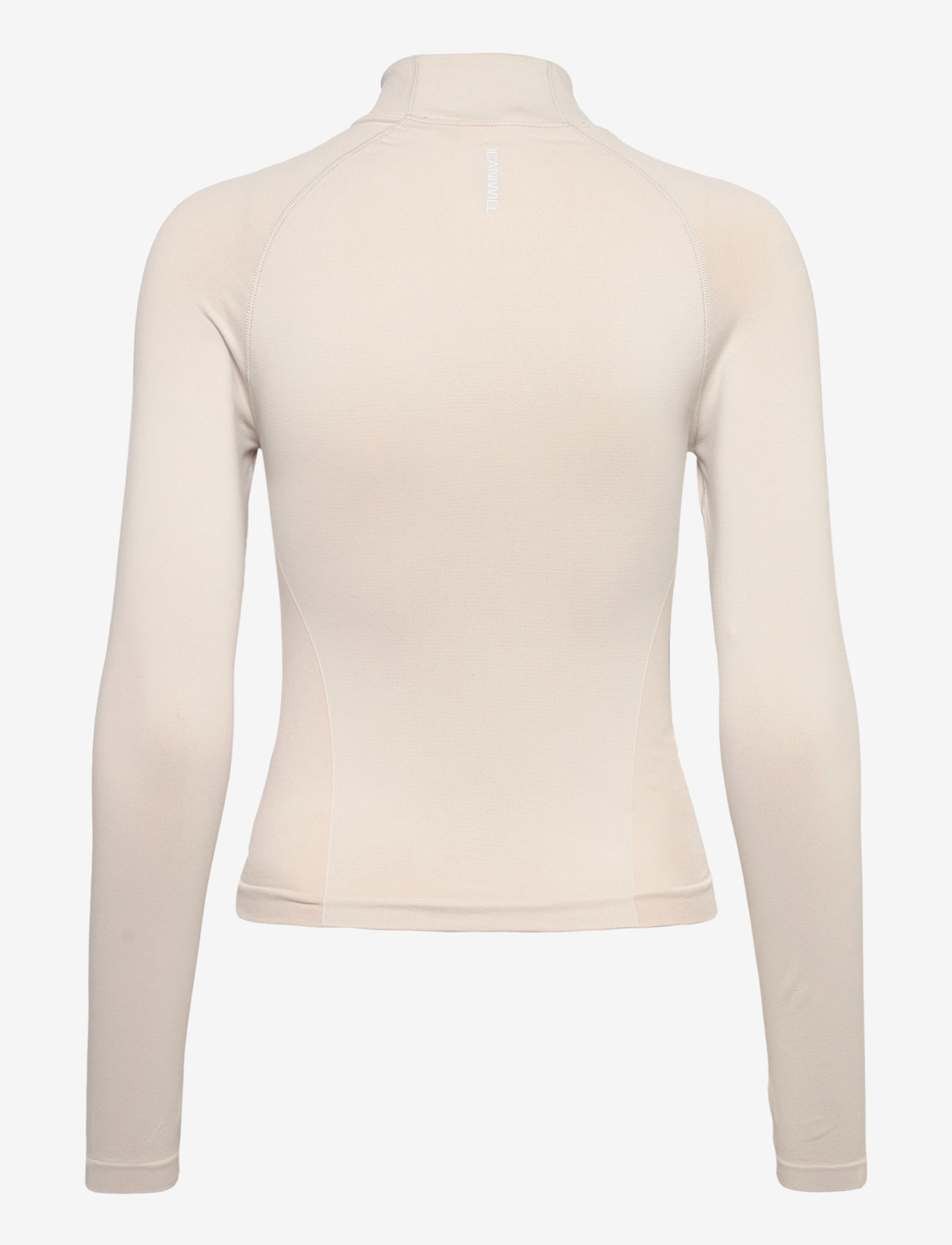 ICANIWILL - Define Seamless Invisible 1/2 Zip LS W - palaidinukės ilgomis rankovėmis - light dusty beige - 1