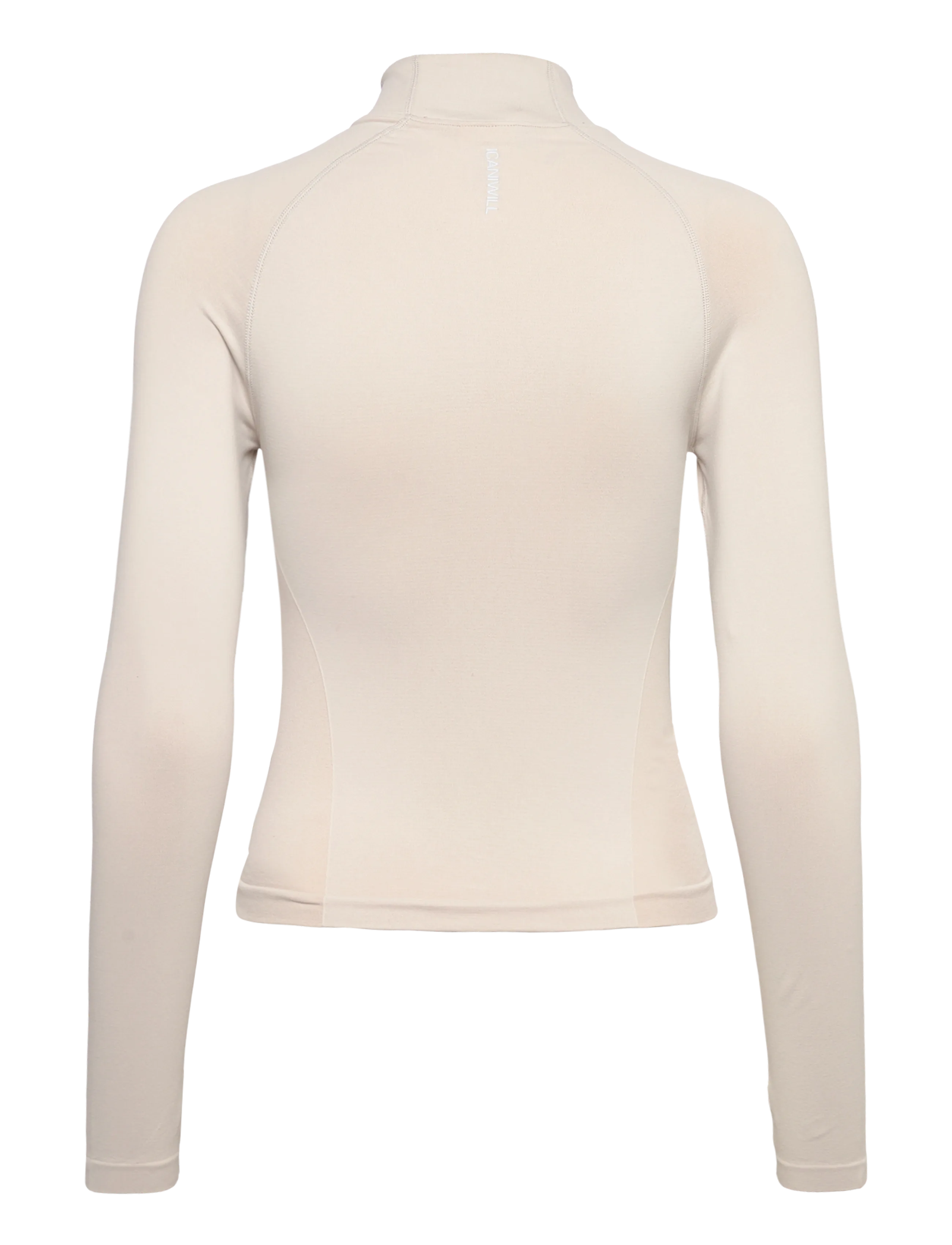 ICANIWILL - Define Seamless Invisible 1/2 Zip LS W - Överdelar - light dusty beige - 2