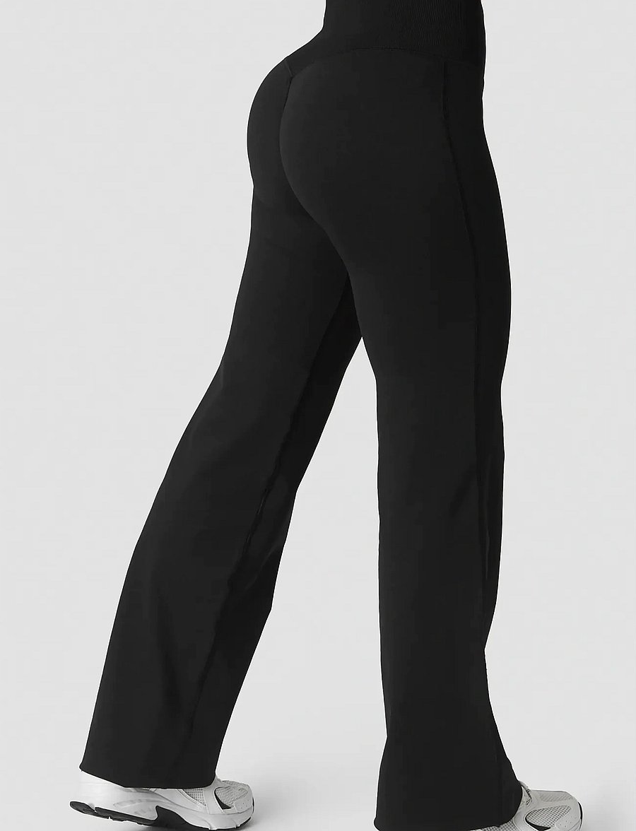 ICANIWILL - Define Seamless Straight Pants W - trennipüksid - black - 3