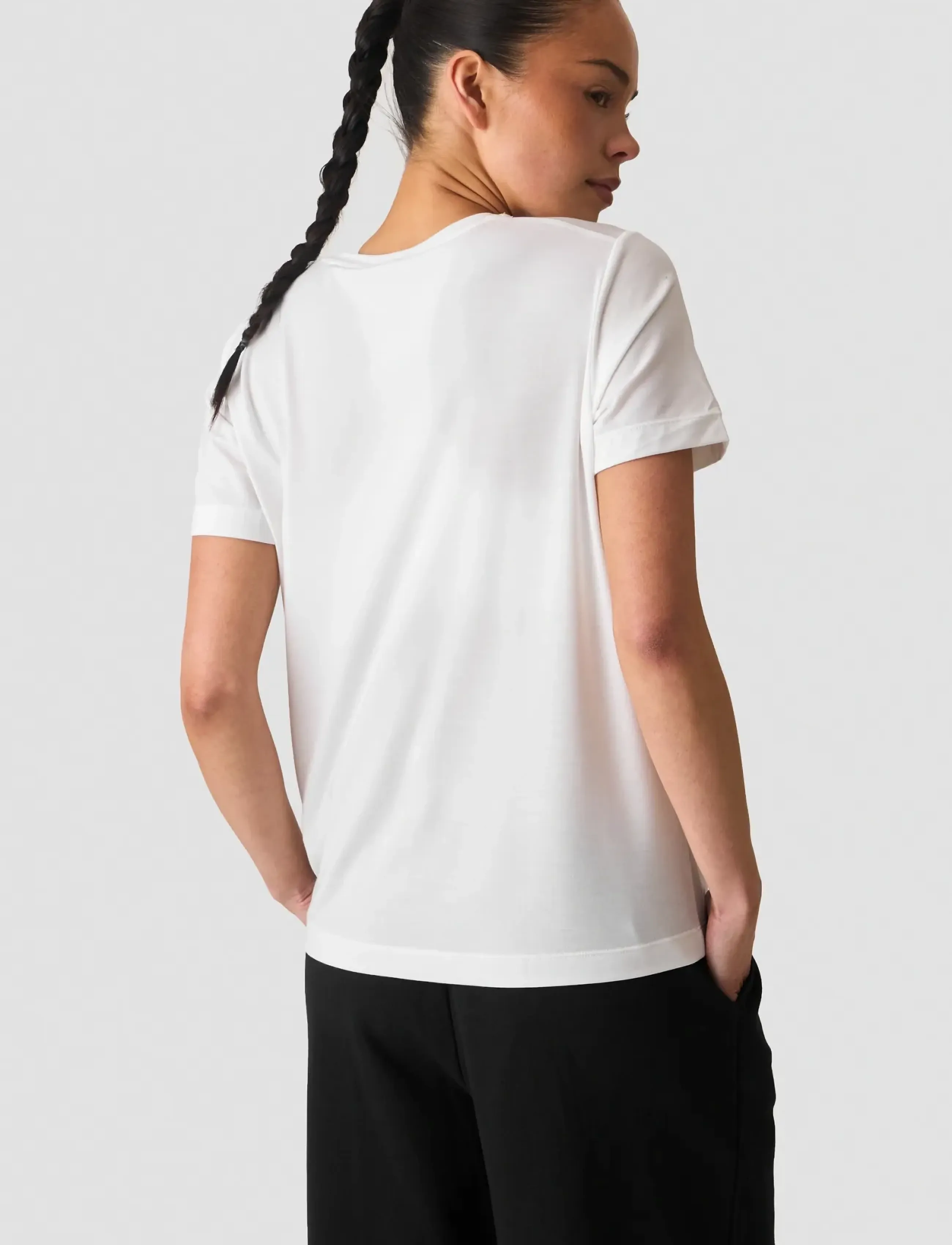 ICANIWILL - Define Loose T-shirt W - t-shirts - white snow - 3