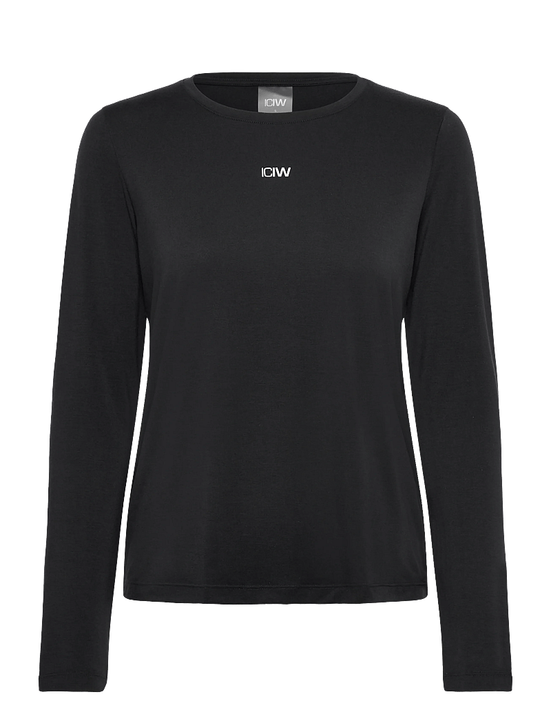 ICANIWILL - Define Loose Long Sleeve W - pikkade varrukatega alussärgid - black - 1