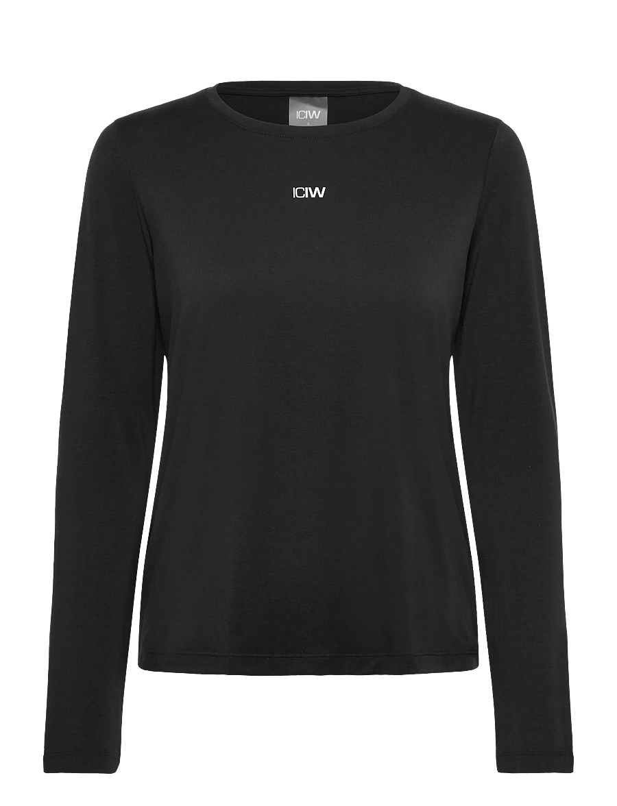 ICANIWILL - Define Loose Long Sleeve W - bluzki z długim rękawem - black - 1