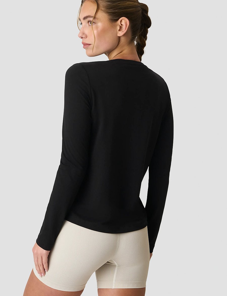 ICANIWILL - Define Loose Long Sleeve W - bluzki z długim rękawem - black - 3