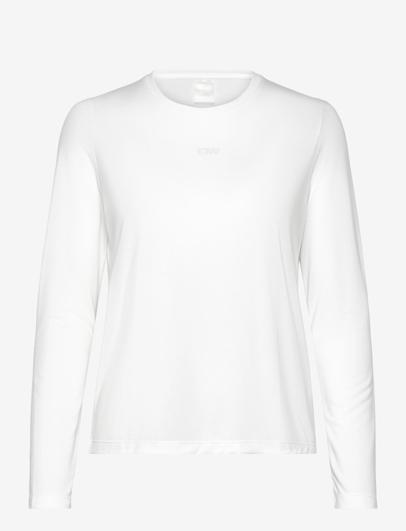 ICANIWILL - Define Loose Long Sleeve W - langarmshirts - white snow - 0