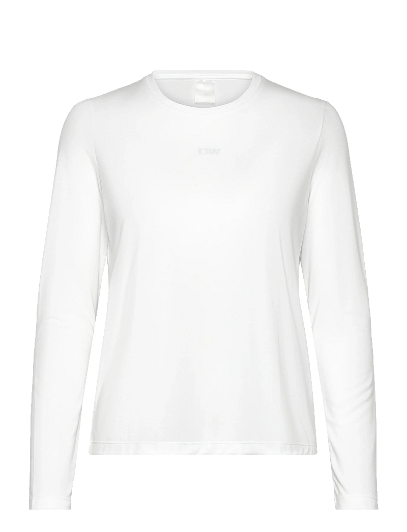 ICANIWILL - Define Loose Long Sleeve W - langarmshirts - white snow - 0