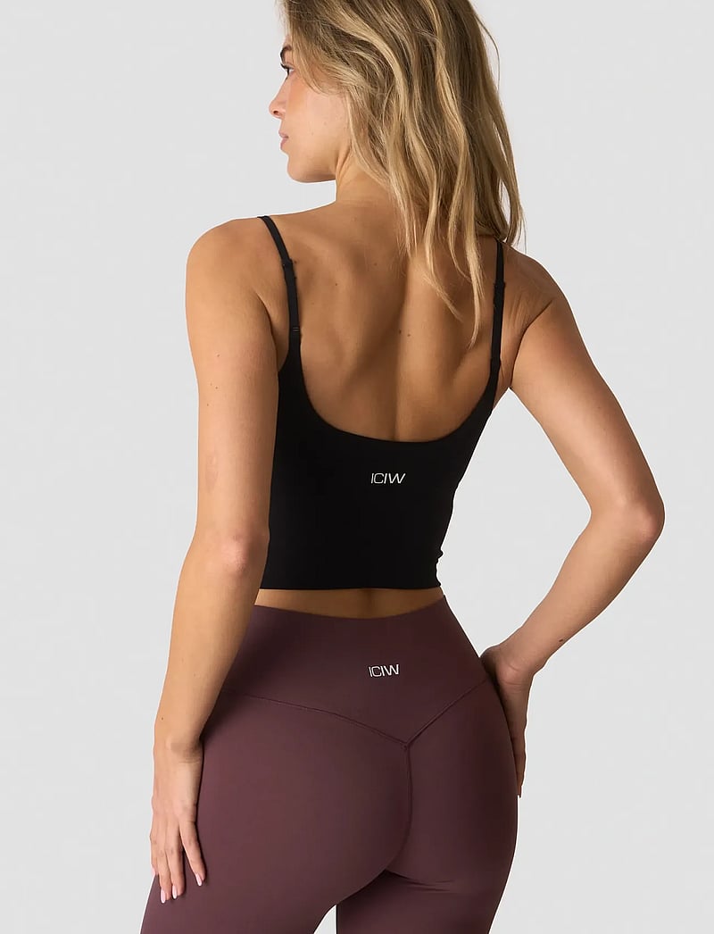 ICANIWILL - Nimble 2-in-1 Tank W - crop tops - black - 3