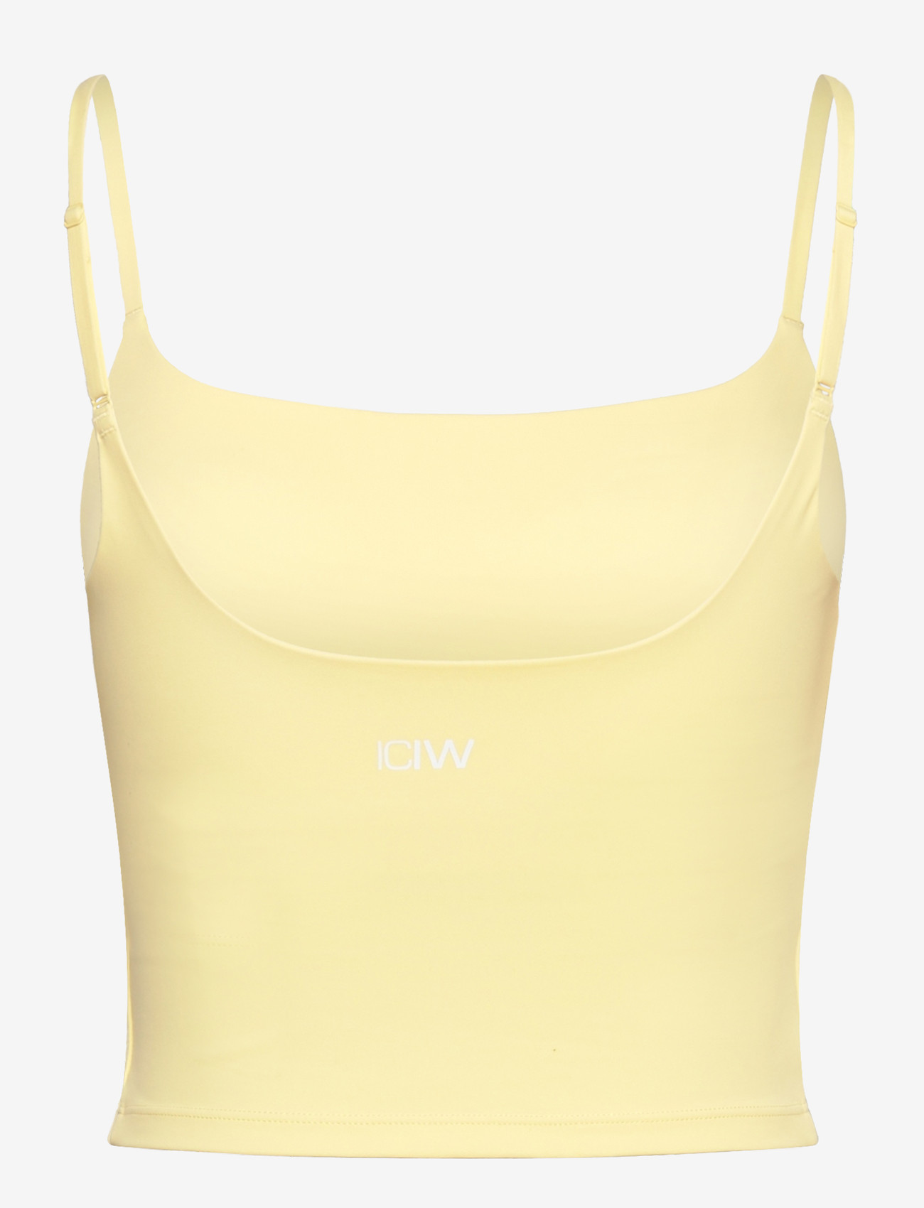 ICANIWILL - Nimble 2-in-1 Tank W - crop-tops - fading yellow - 2