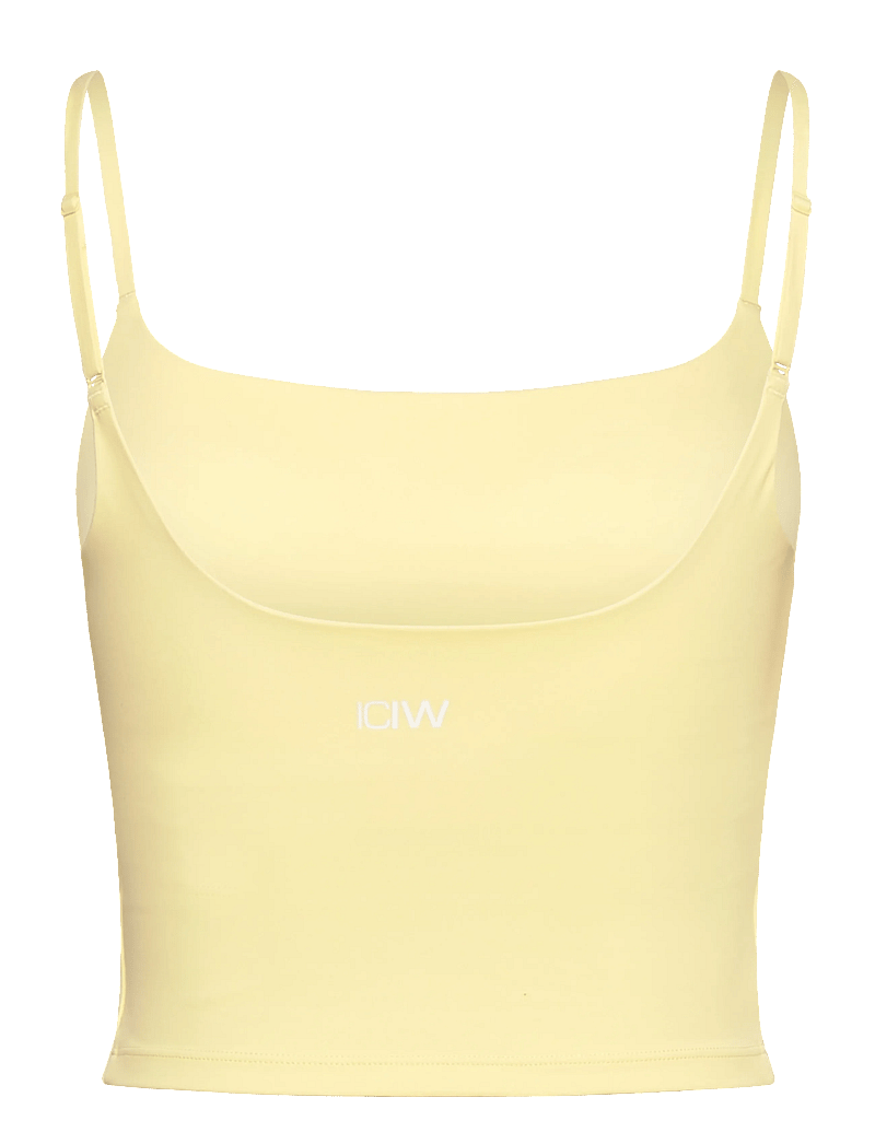 ICANIWILL - Nimble 2-in-1 Tank W - crop-tops - fading yellow - 2