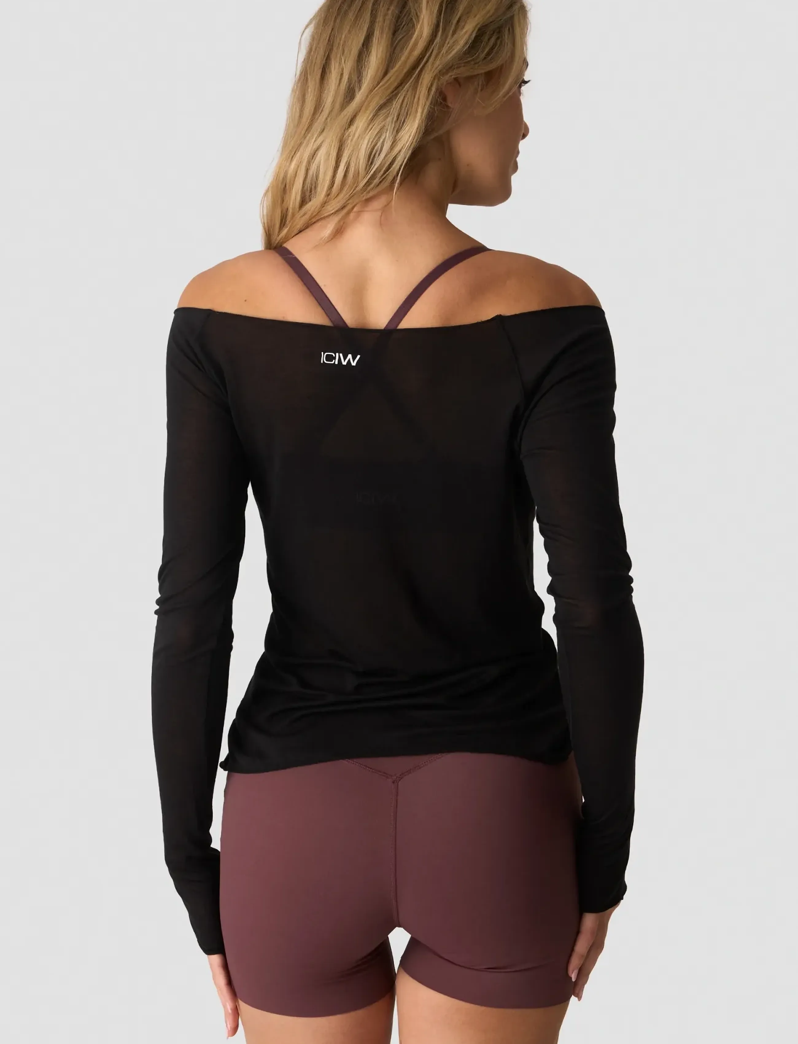 ICANIWILL - Nimble Thin Long Sleeve W - langærmede toppe - black - 3