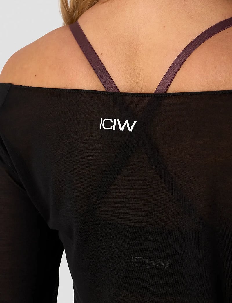 ICANIWILL - Nimble Thin Long Sleeve W - langarmshirts - black - 4