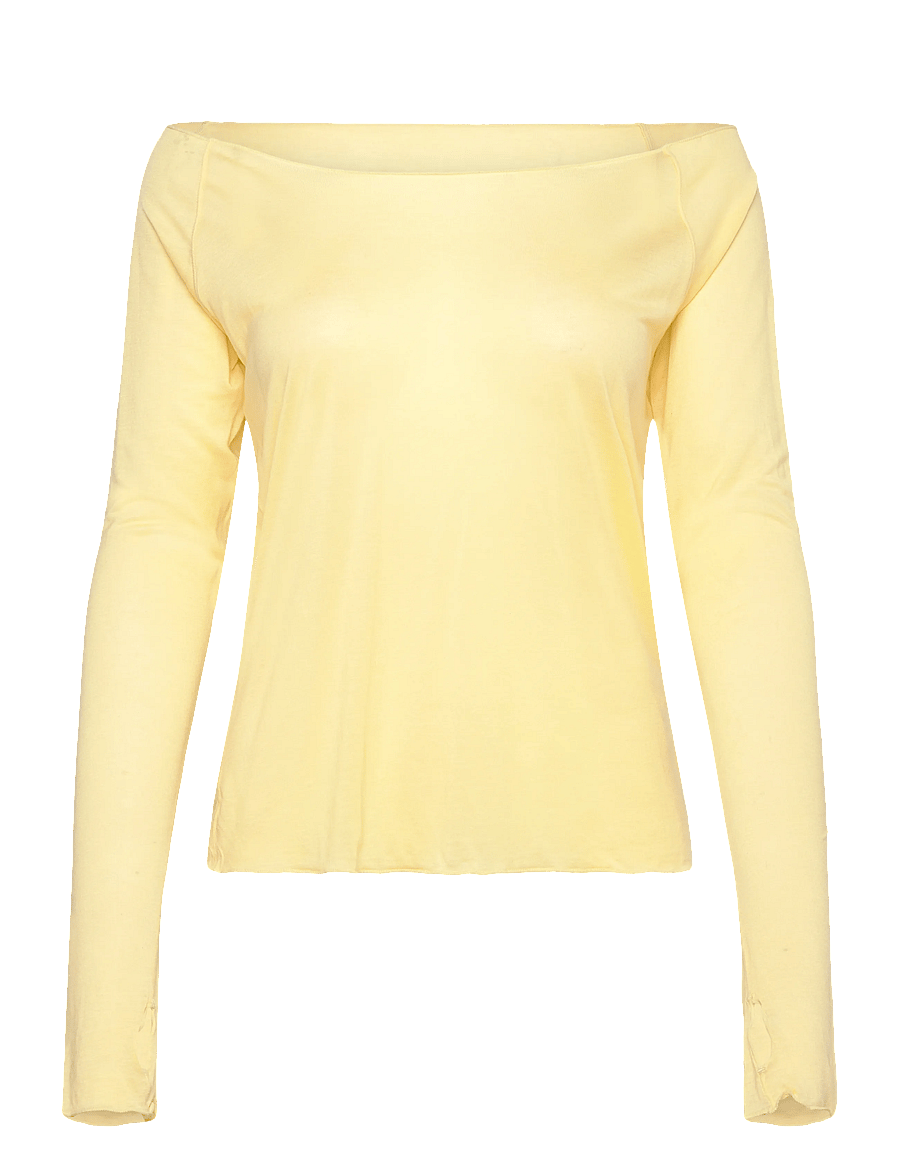 ICANIWILL - Nimble Thin Long Sleeve W - pitkähihaiset t-paidat - fading yellow - 1