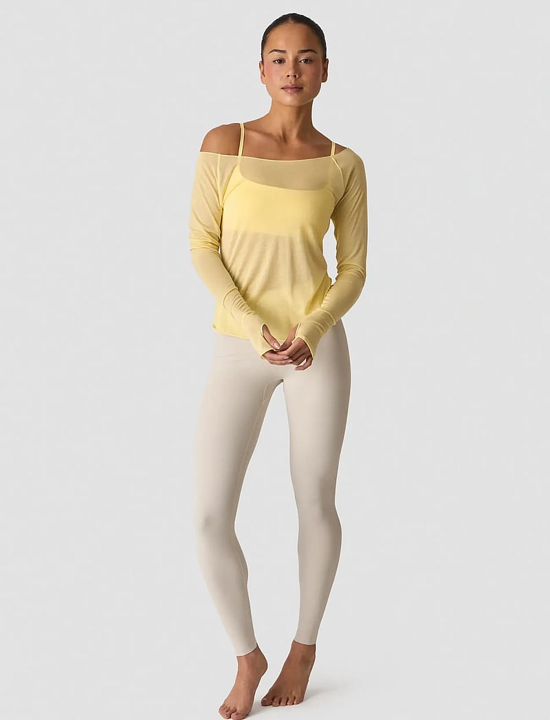 ICANIWILL - Nimble Thin Long Sleeve W - langarmshirts - fading yellow - 3