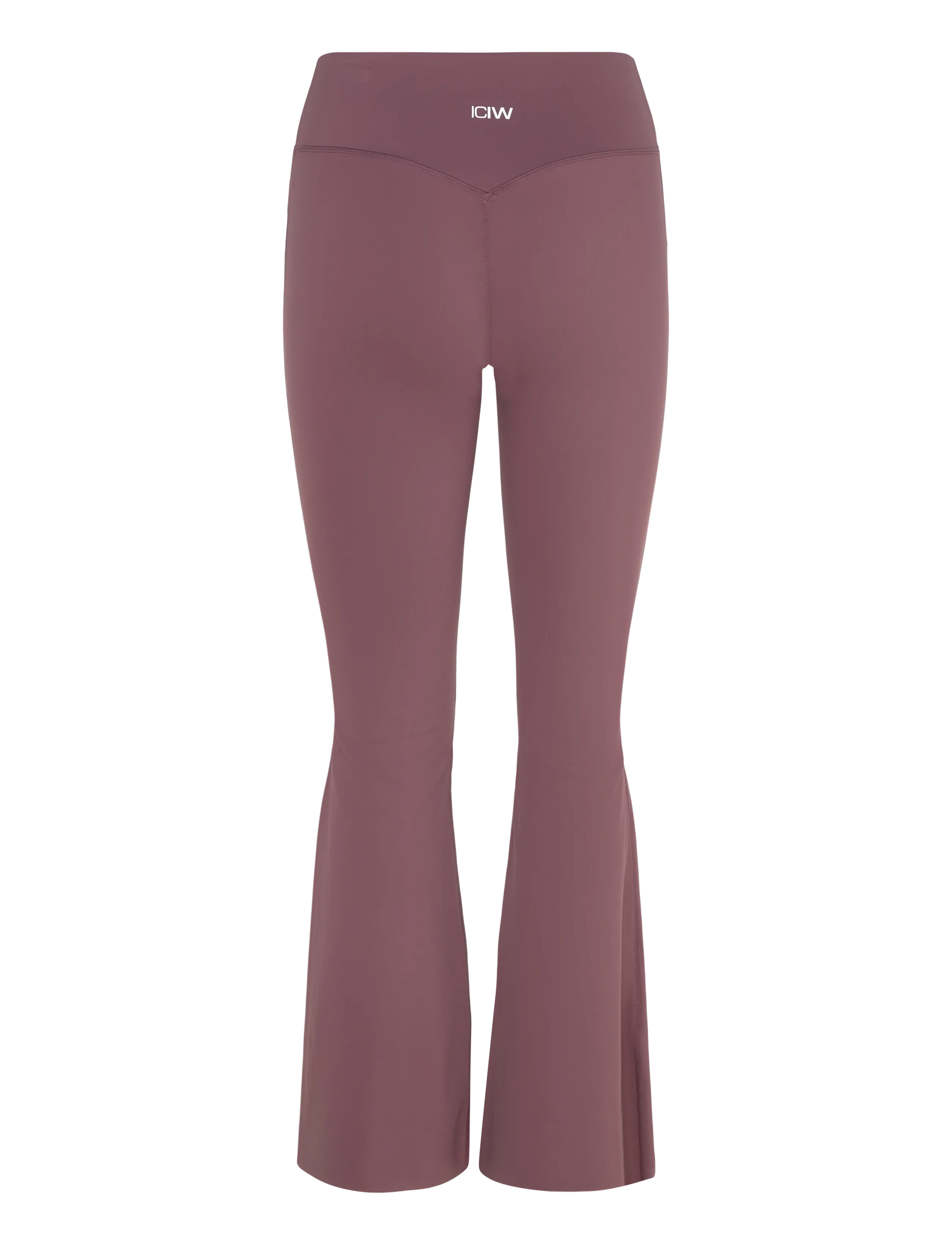 ICANIWILL - Nimble No-rise Flared Tights W - trainingstights - dull berry red - 2