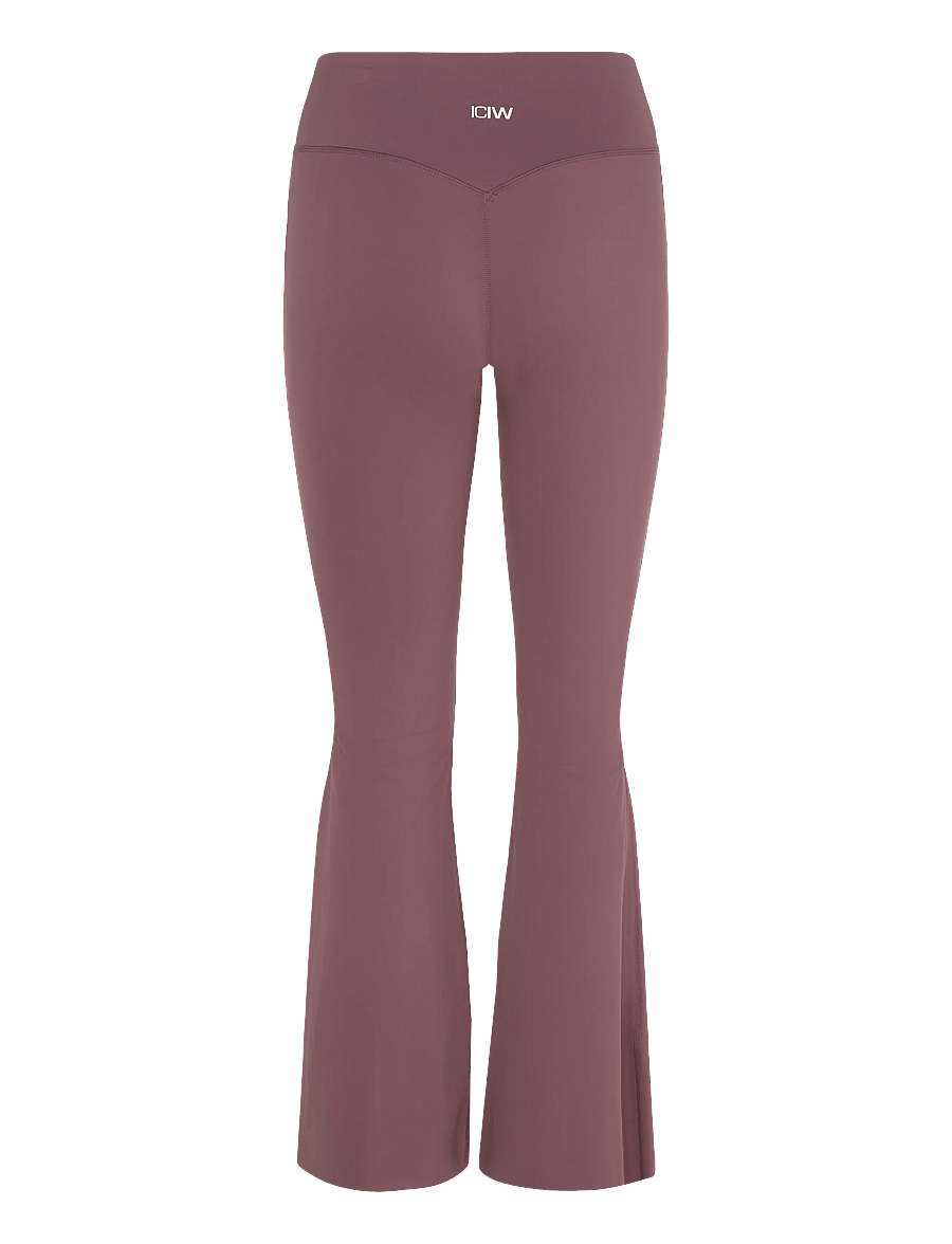 ICANIWILL - Nimble No-rise Flared Tights W - trainingstights - dull berry red - 2