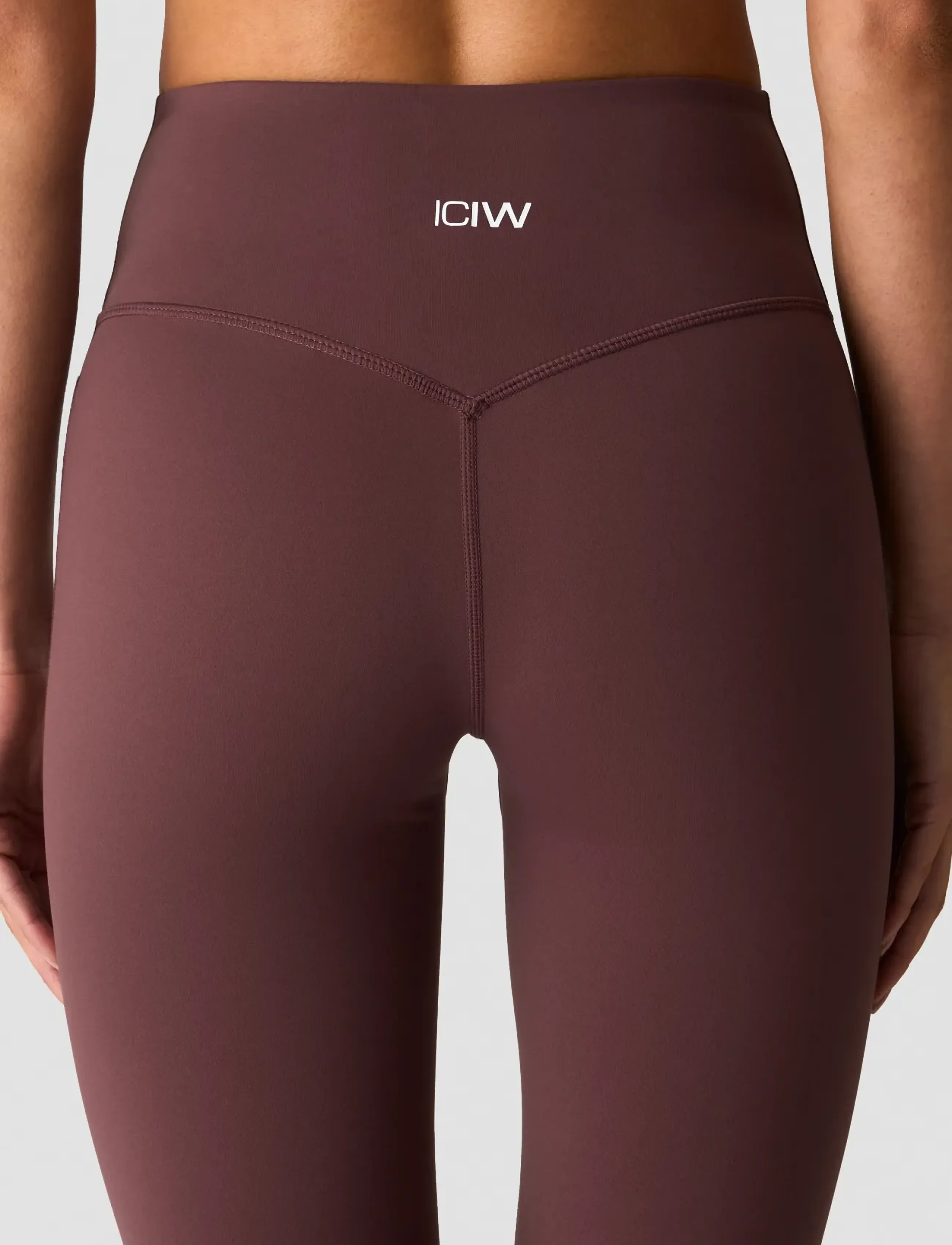 ICANIWILL - Nimble No-rise Flared Tights W - trainingstights - dull berry red - 4