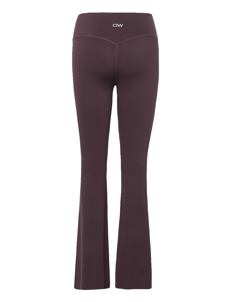 ICANIWILL - Nimble No-rise Flared Tights W - espresso - 2