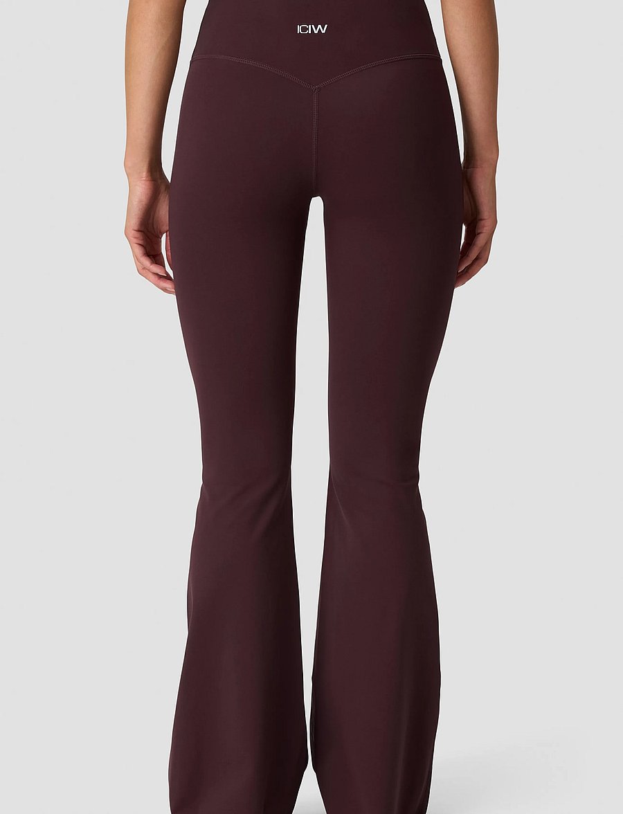 ICANIWILL - Nimble No-rise Flared Tights W - espresso - 3