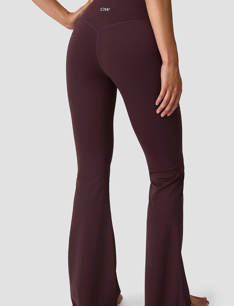 ICANIWILL - Nimble No-rise Flared Tights W - espresso - 4