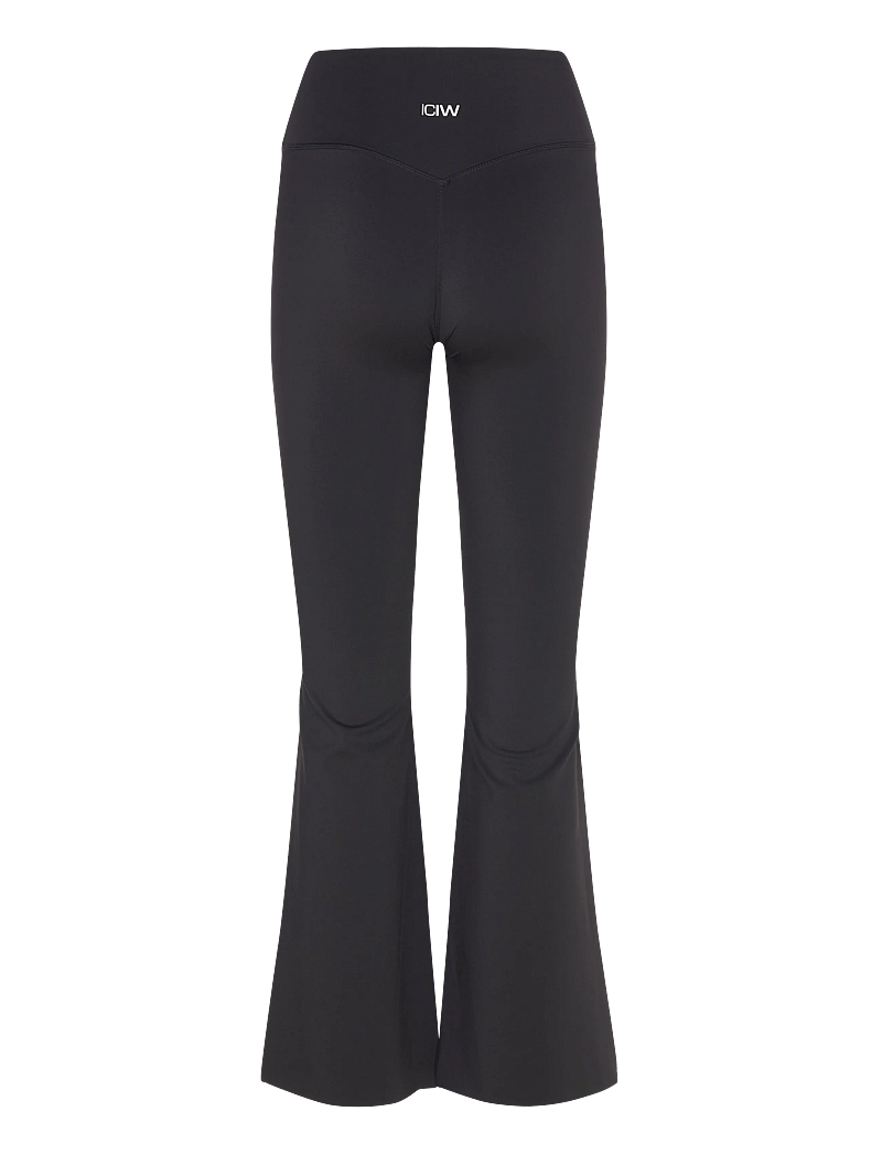ICANIWILL - Nimble No-rise Flared Tights Petit W - full längd - black - 2