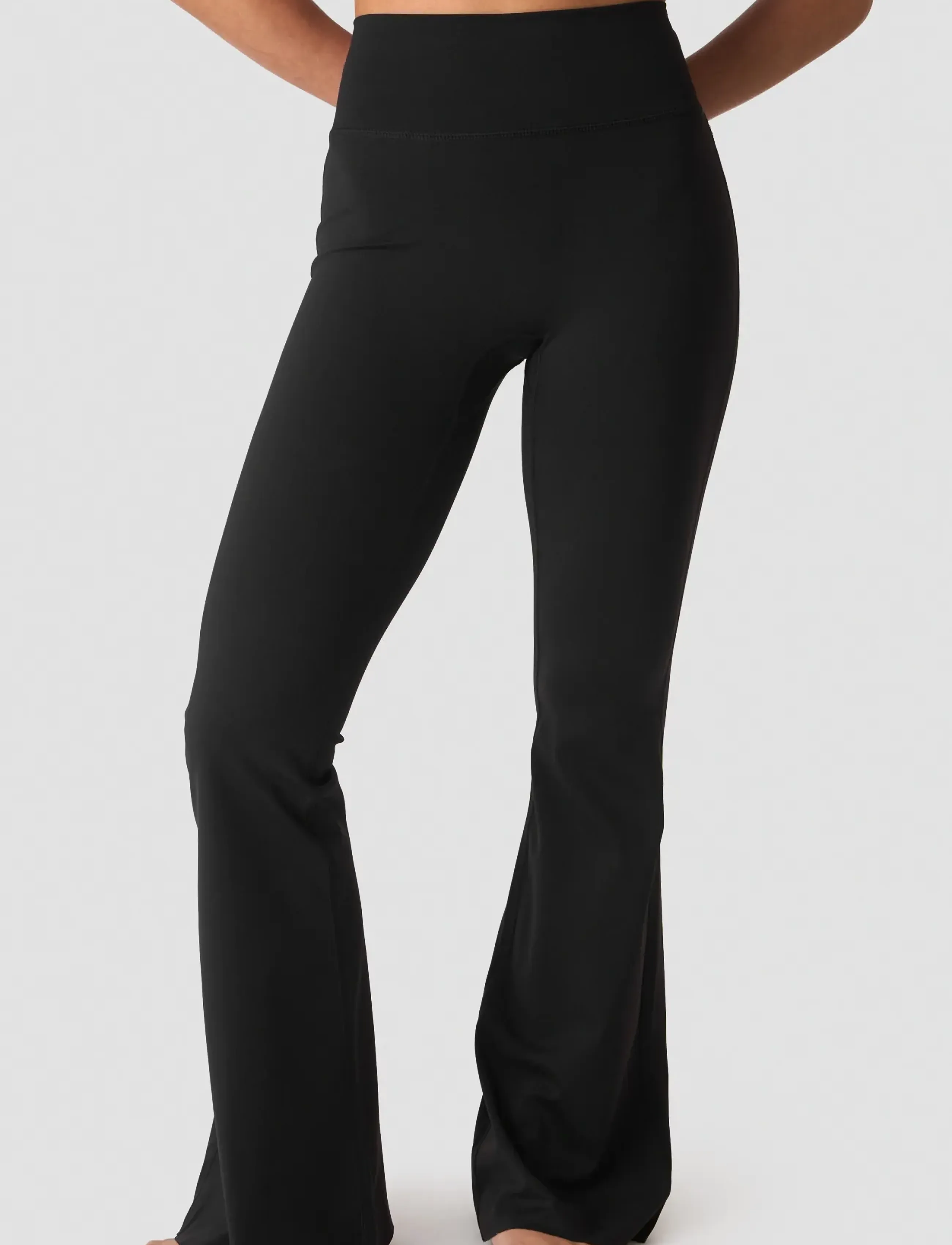ICANIWILL Nimble No-Rise Flared Tights Petit W, Kvinder, Flared Tights, Sort, Str: L
