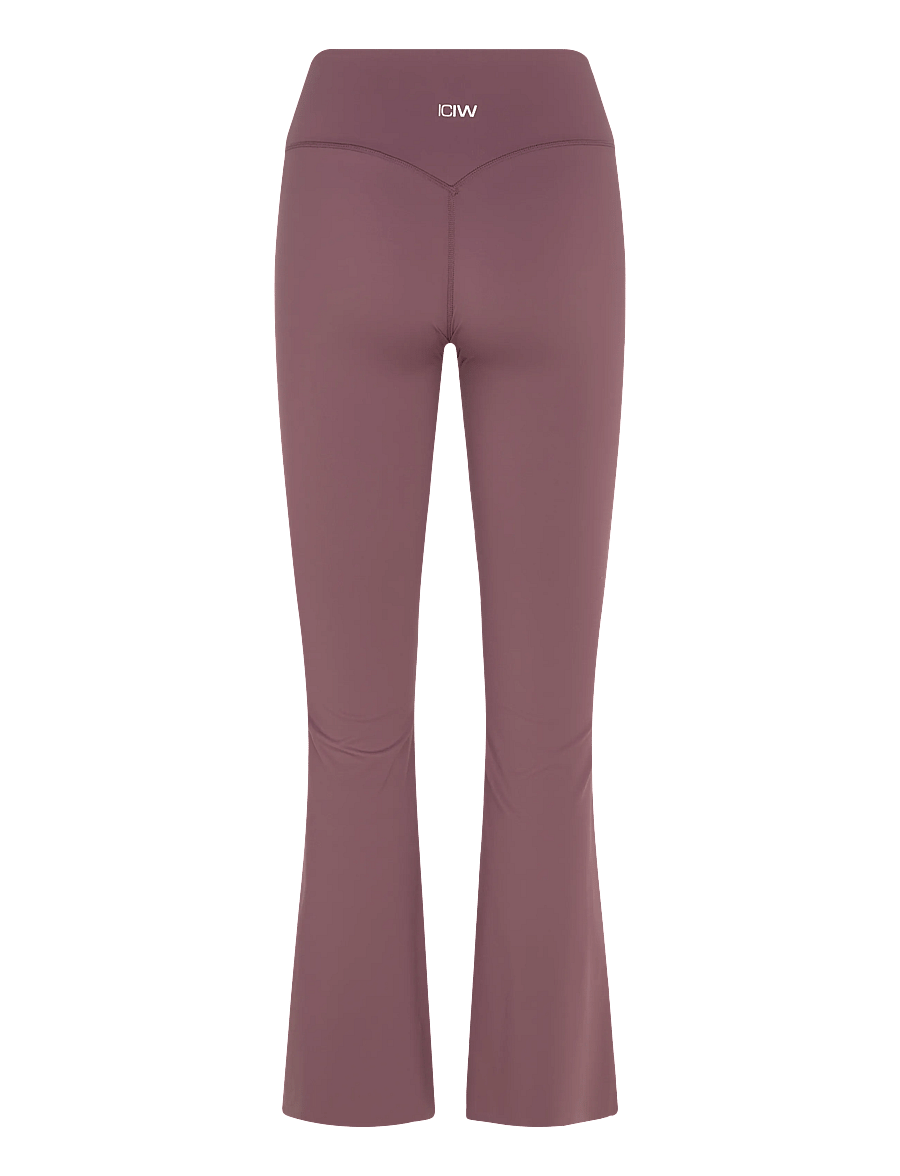 ICANIWILL - Nimble No-rise Flared Tights Petit W - volle länge - dull berry red - 2