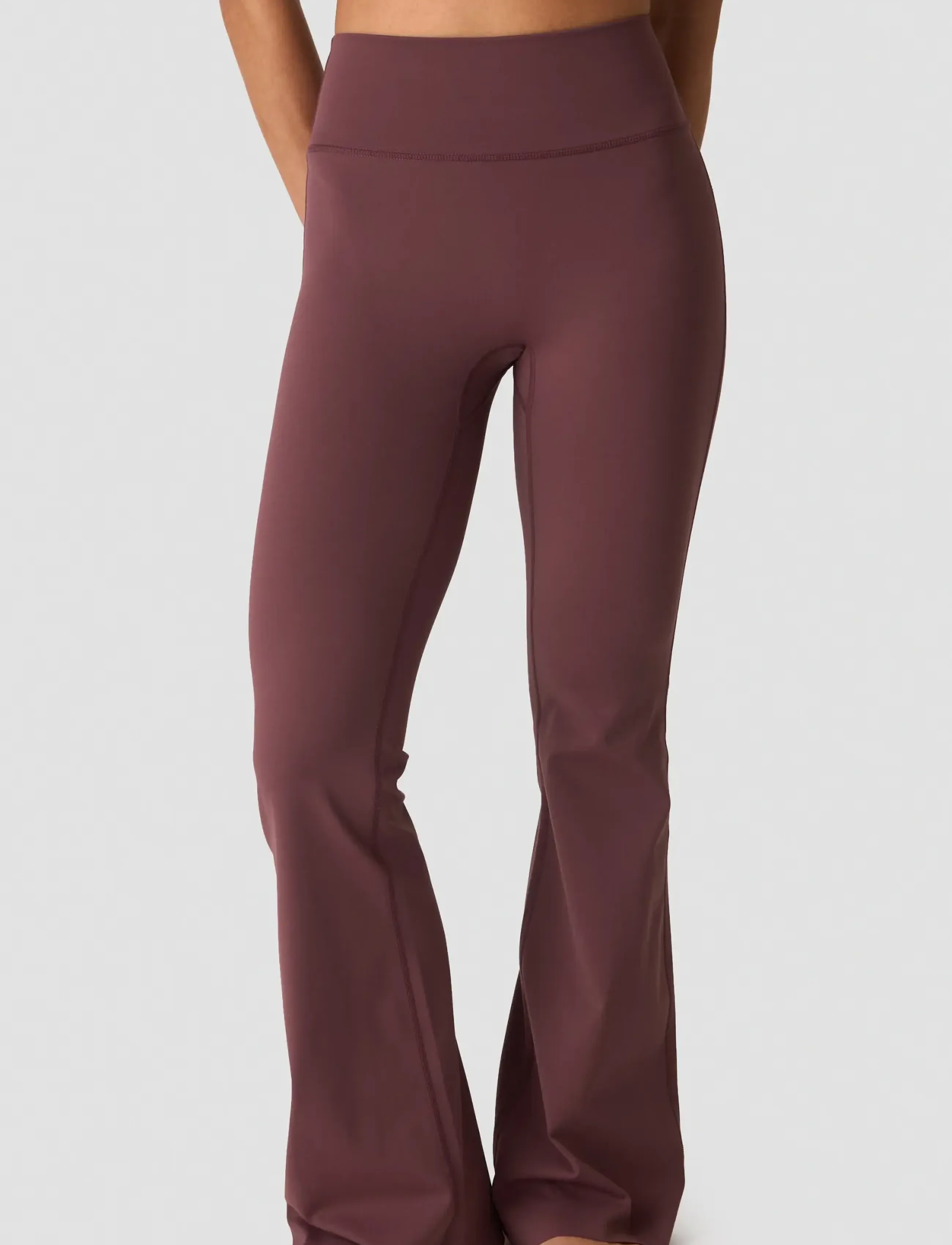 ICANIWILL Nimble No-Rise Flared Tights Petit W, Kvinder, Flared Tights, Lila, Str: L