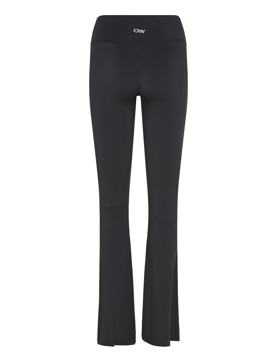 ICANIWILL - Nimble No-rise Flared Tights Tall W - volle länge - black - 2