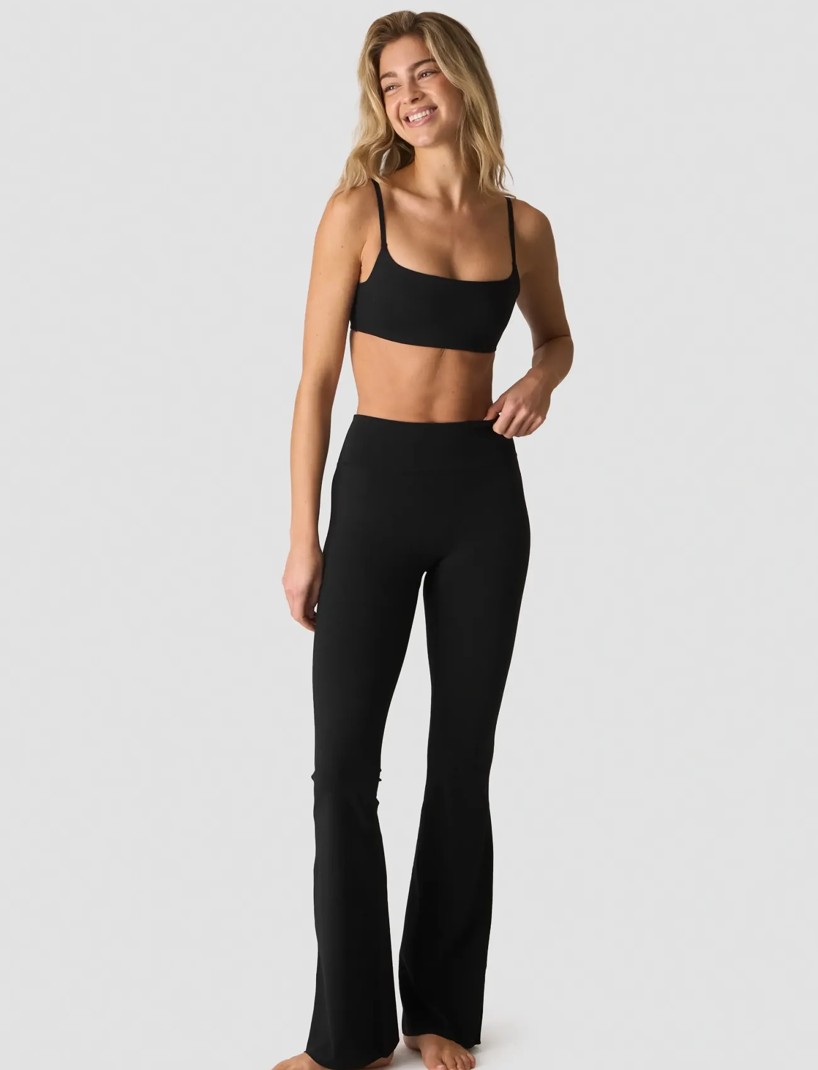 ICANIWILL - Nimble No-rise Flared Tights Tall  W - training tights - black - 5
