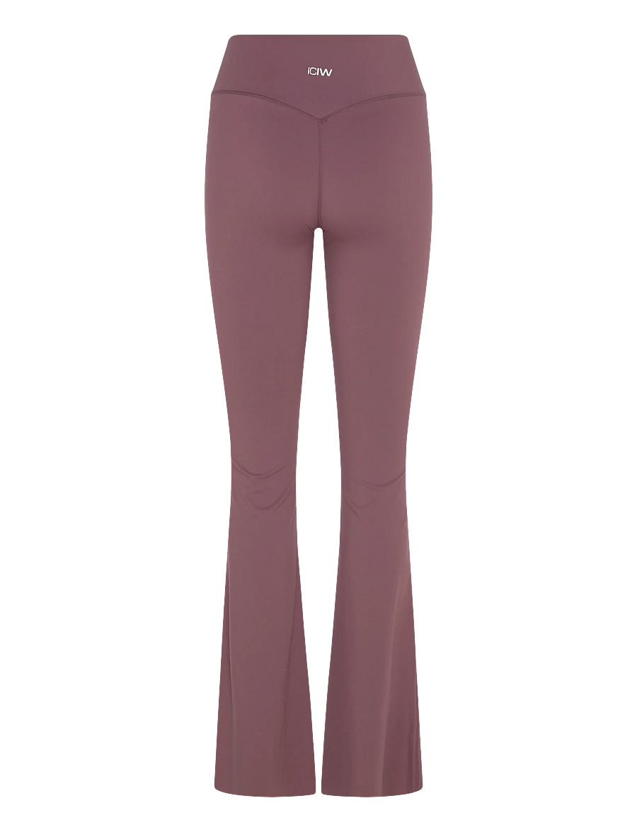 ICANIWILL - Nimble No-rise Flared Tights Tall W - trainingstights - dull berry red - 2