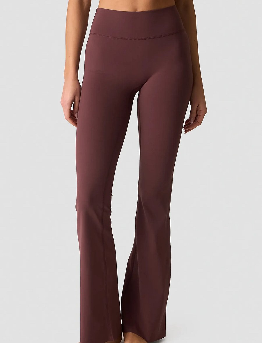 ICANIWILL - Nimble No-rise Flared Tights Tall W - trainingstights - dull berry red - 0