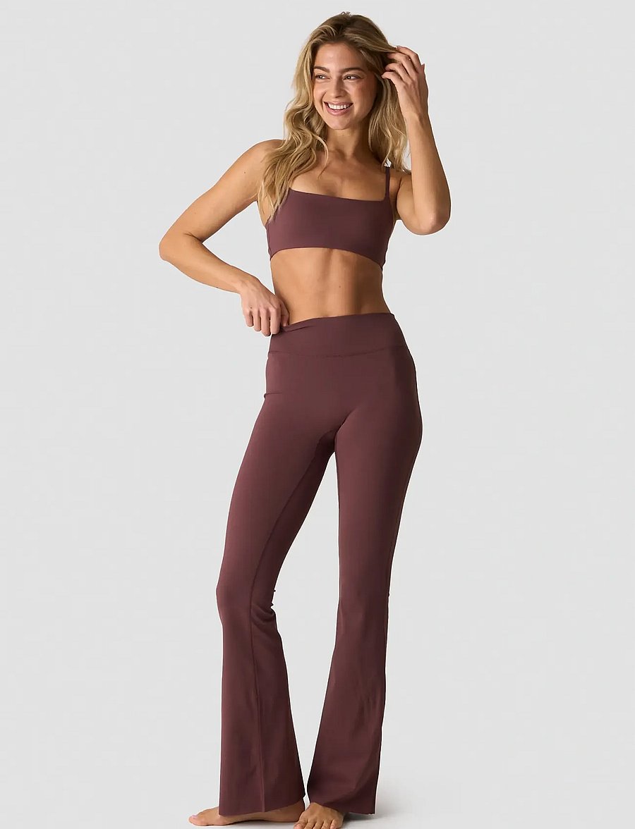 ICANIWILL - Nimble No-rise Flared Tights Tall W - trainingstights - dull berry red - 5