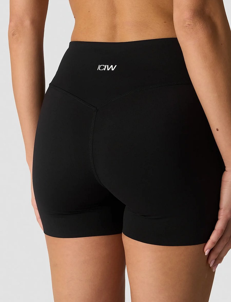 ICANIWILL - Nimble Midi Shorts Tights W - trainingsshorts - black - 4