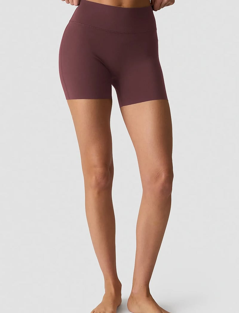 ICANIWILL - Nimble Midi Shorts Tights W - træningsshorts - dull berry red - 0