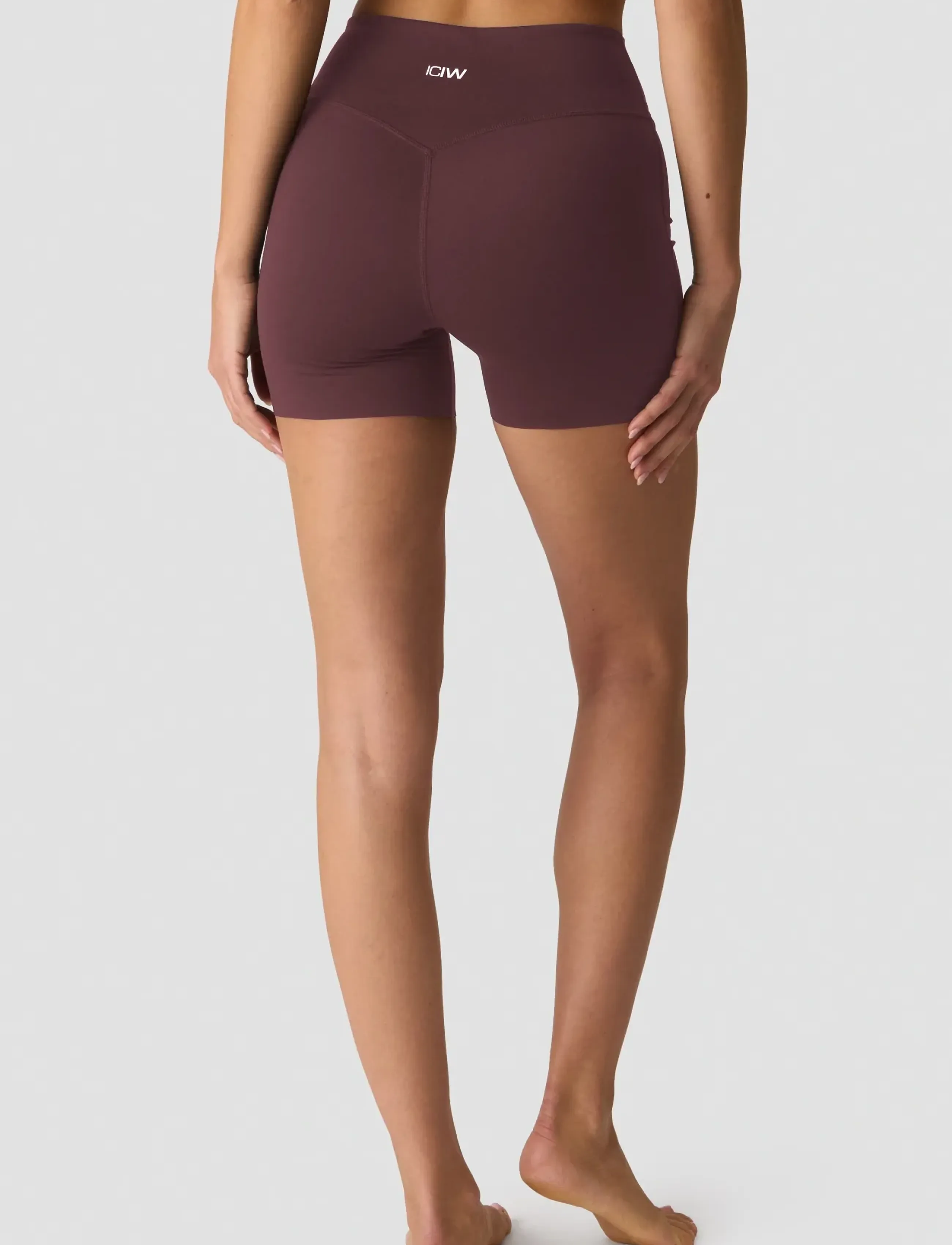 ICANIWILL - Nimble Midi Shorts Tights W - trainings-shorts - dull berry red - 3